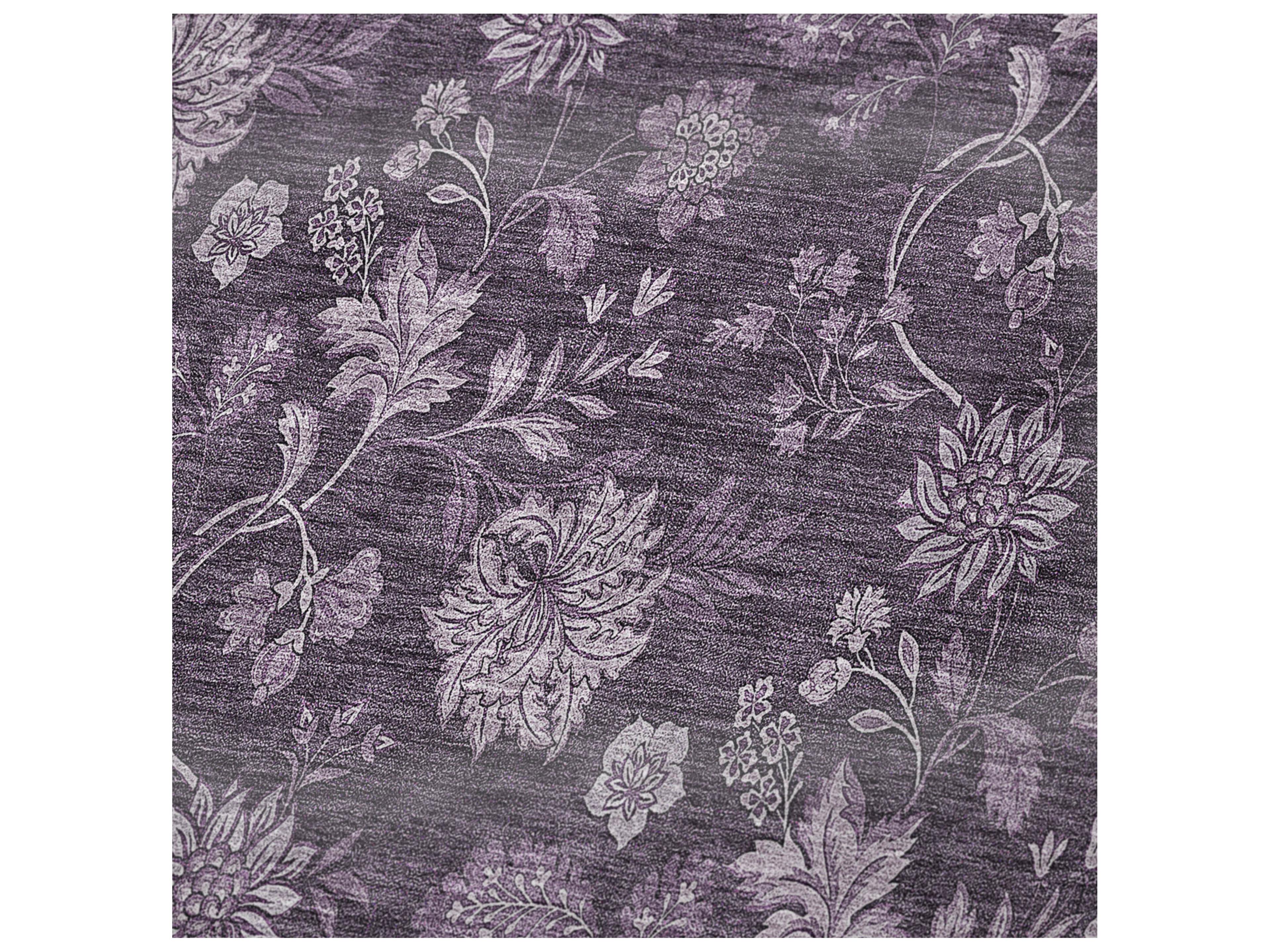 Dalyn Sherpa Purple Polyester Throw