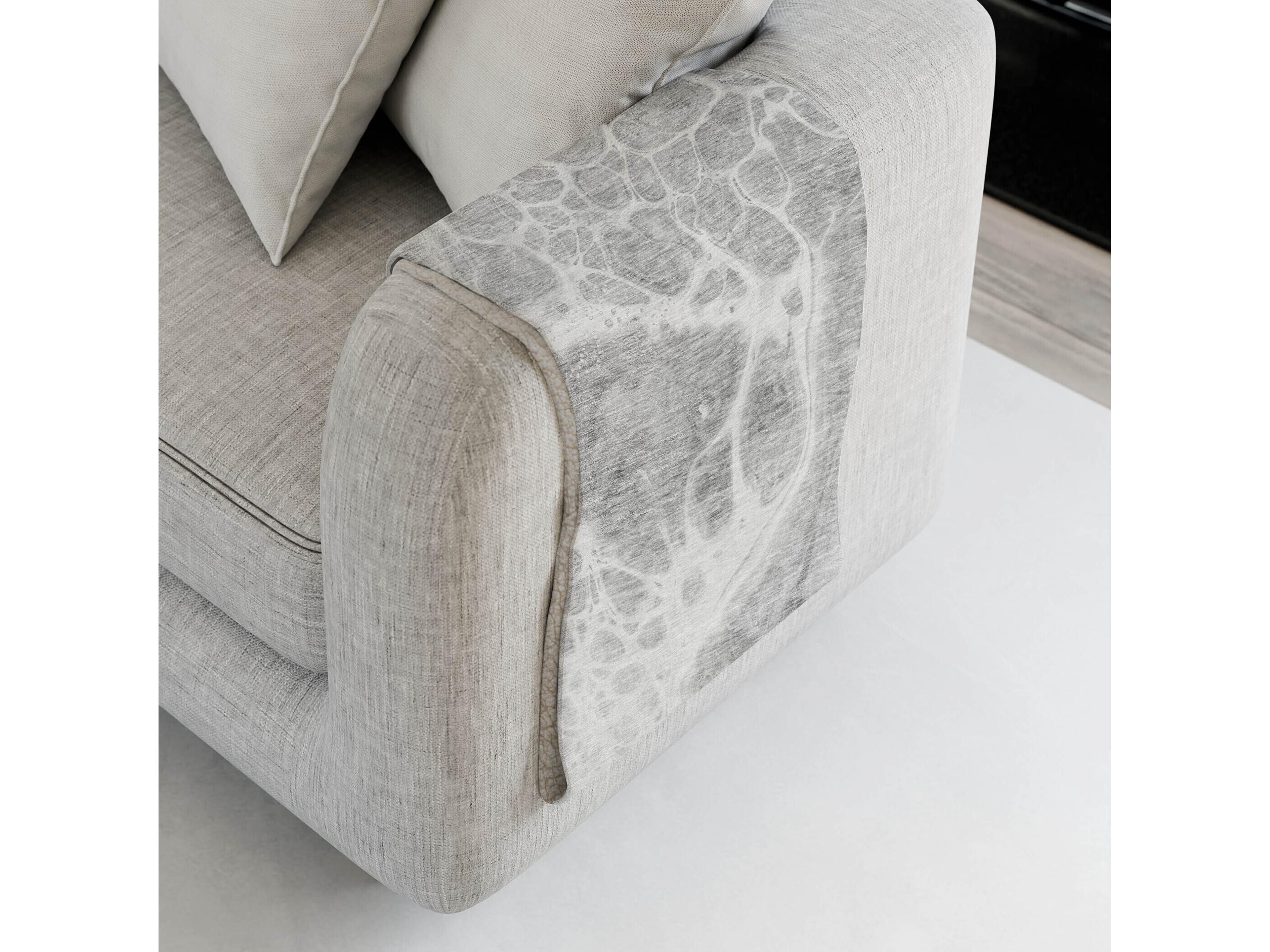 Dalyn Sherpa Gray Polyester Throw