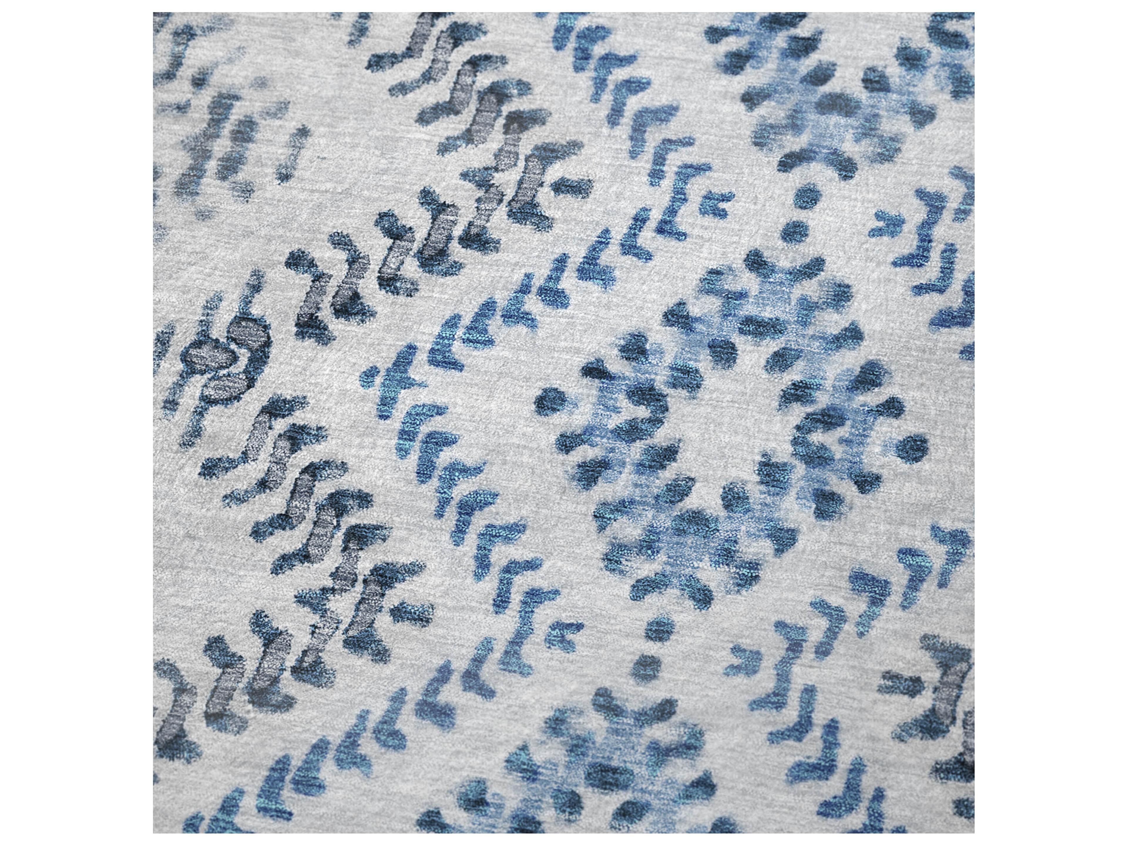 Dalyn Sherpa Blue Polyester Throw