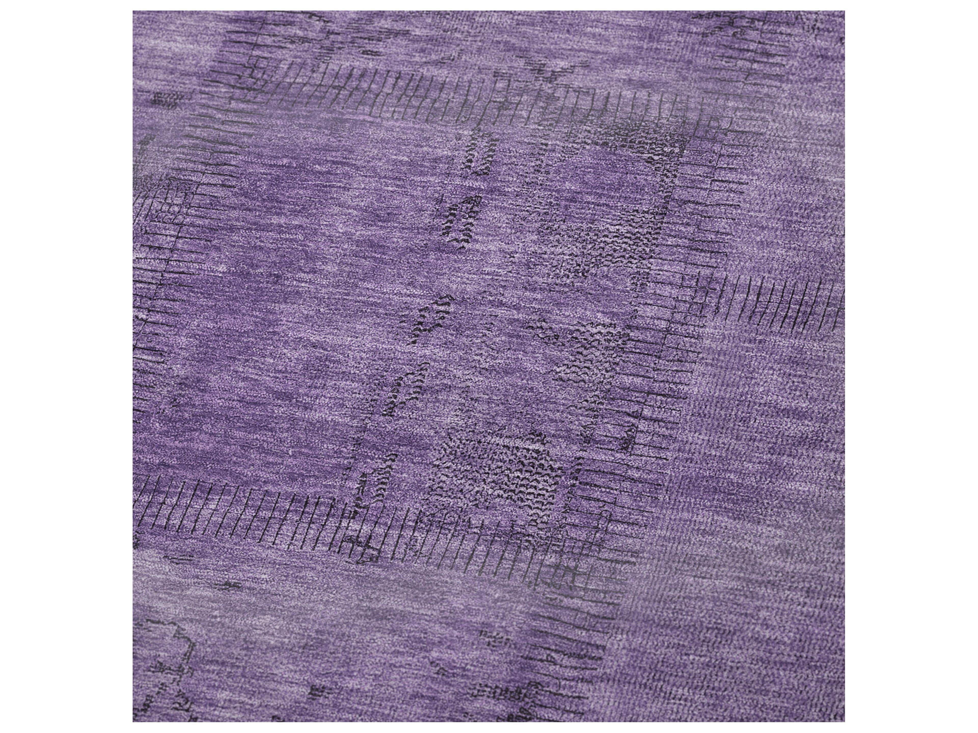Dalyn Sherpa Purple Polyester Throw