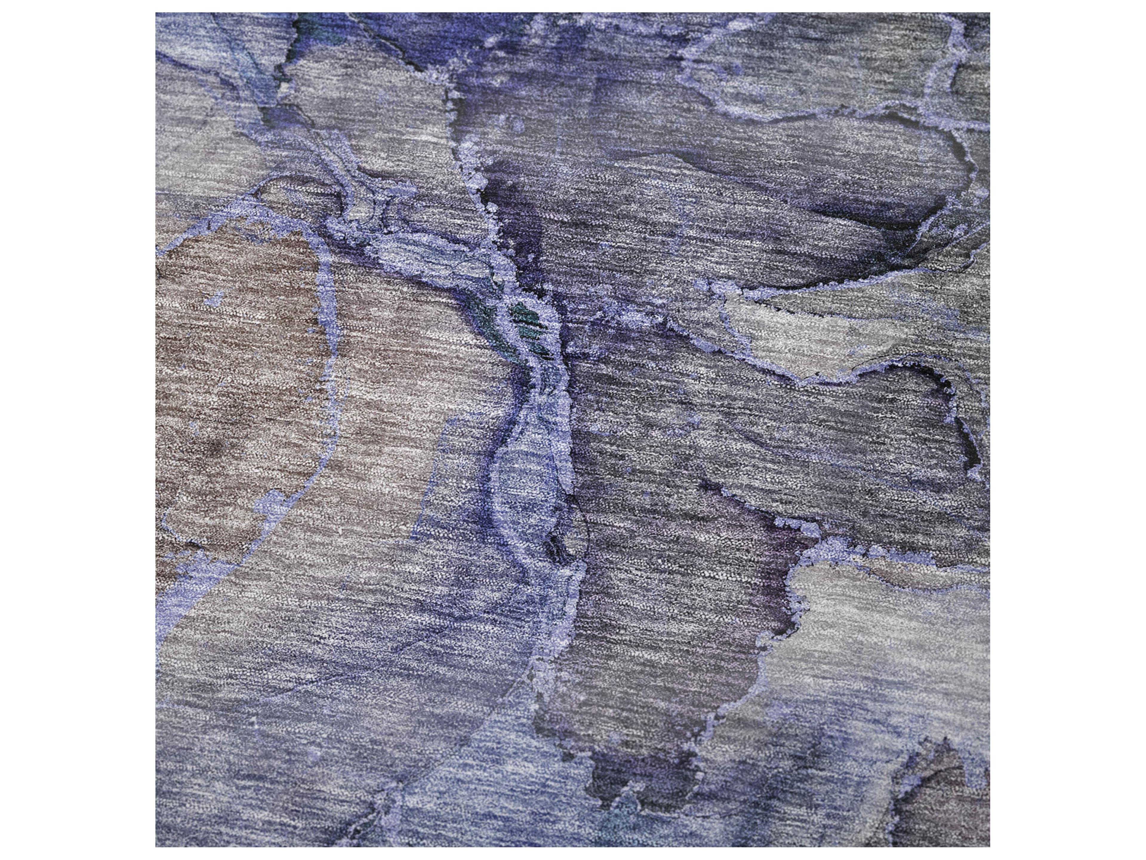 Dalyn Sherpa Blue Polyester Throw