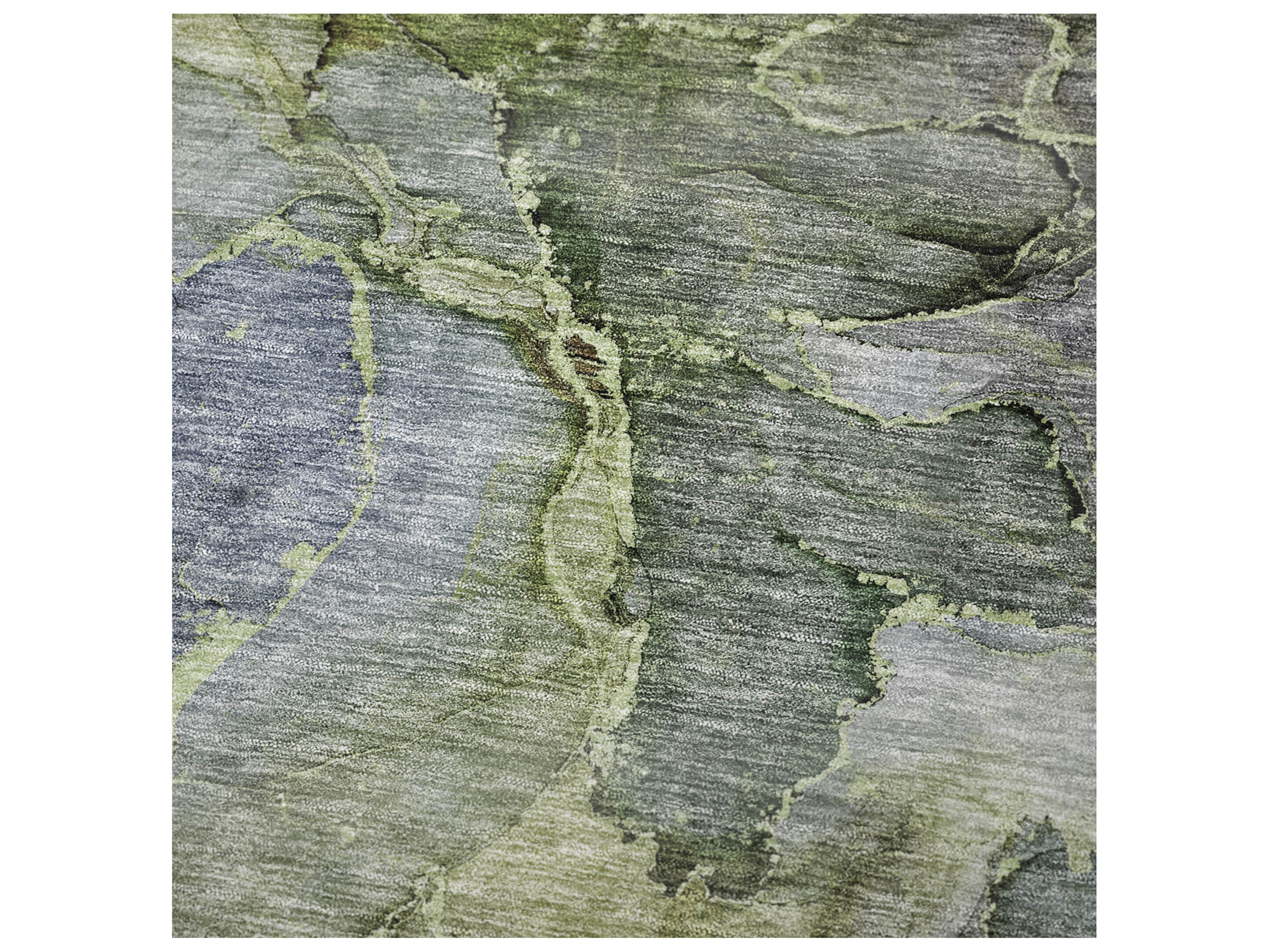 Dalyn Sherpa Green Polyester Throw