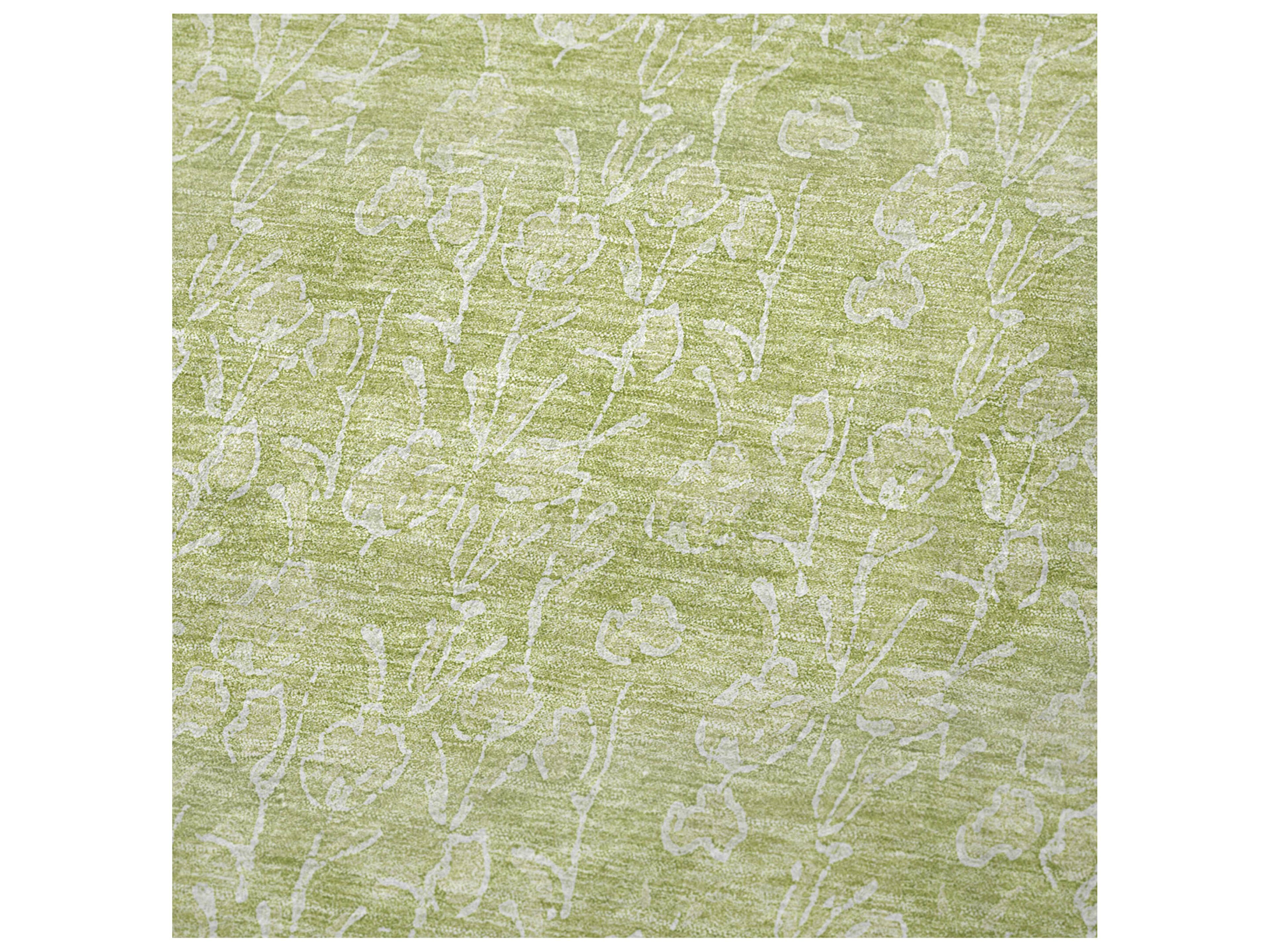 Dalyn Sherpa Green Polyester Throw