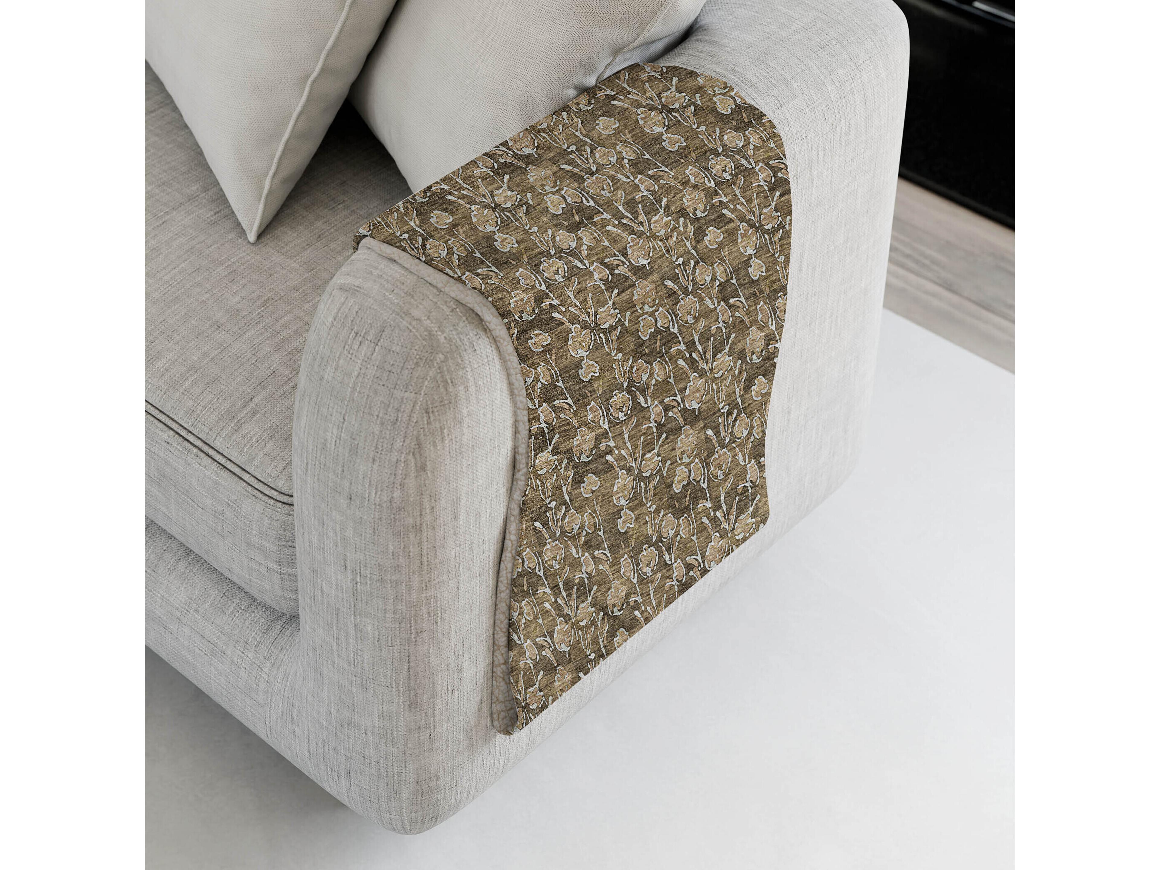 Dalyn Sherpa Brown Polyester Throw