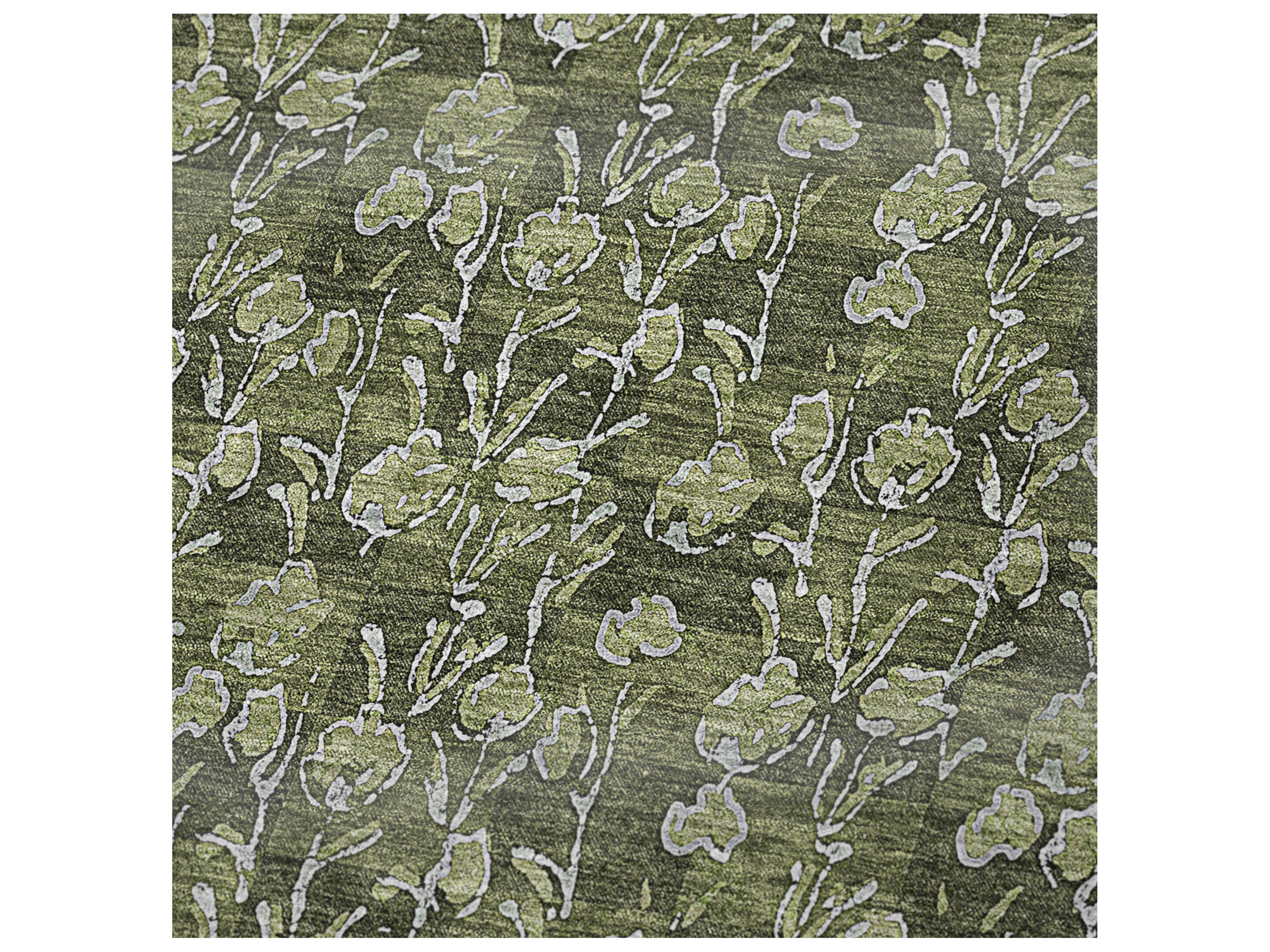 Dalyn Sherpa Green Polyester Throw