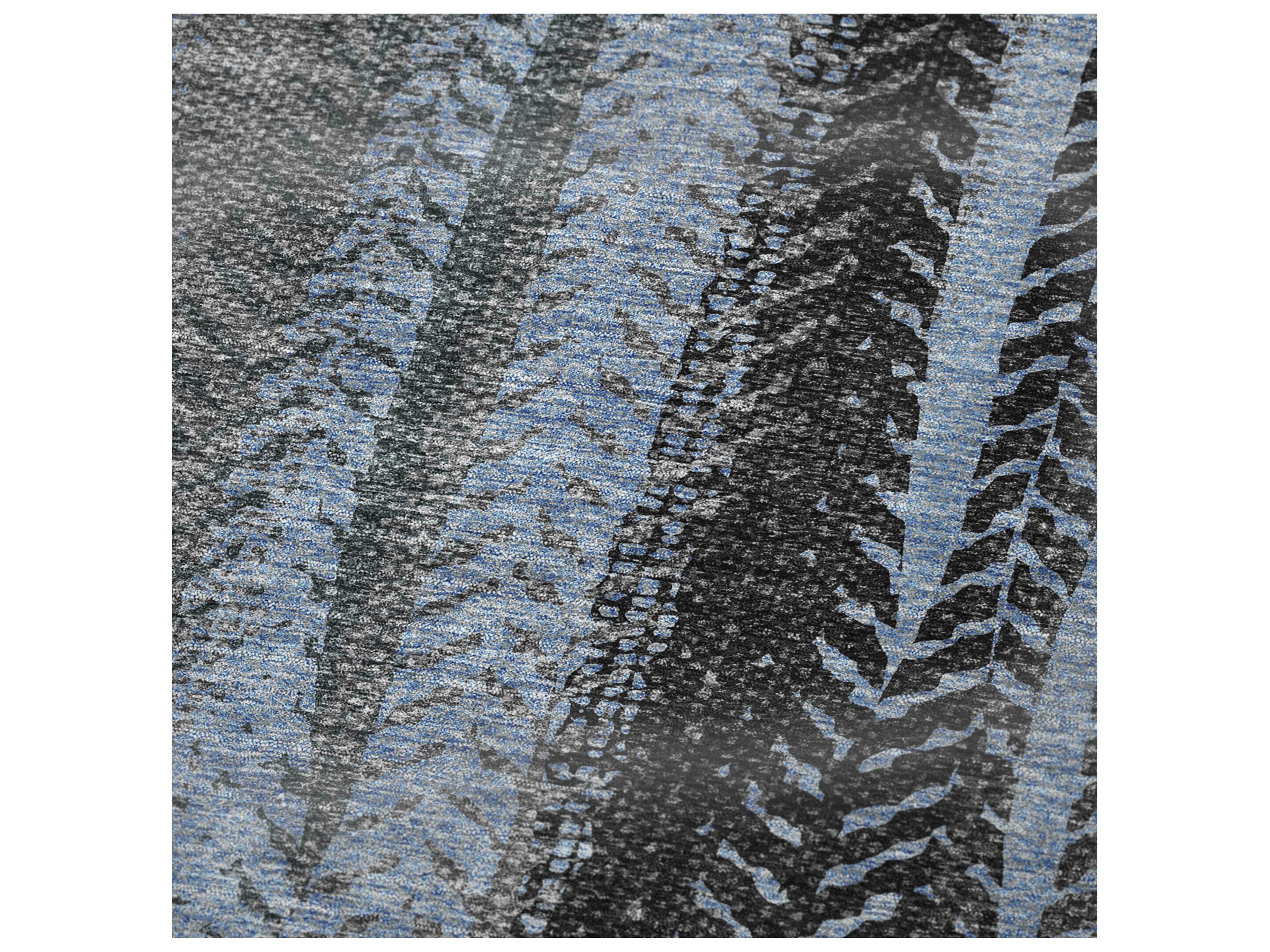 Dalyn Sherpa Blue Polyester Throw