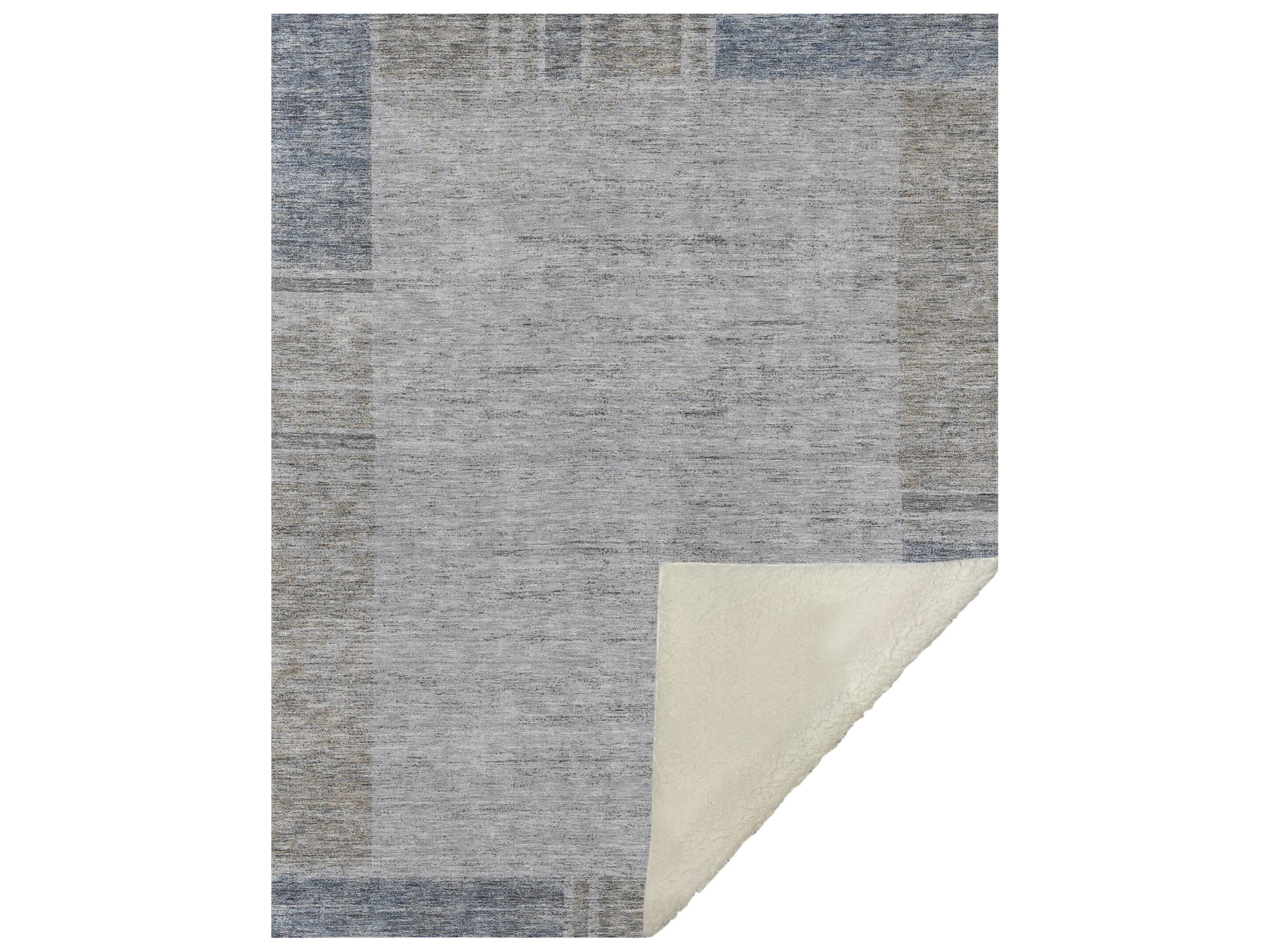 Dalyn Sherpa Brown Polyester Throw