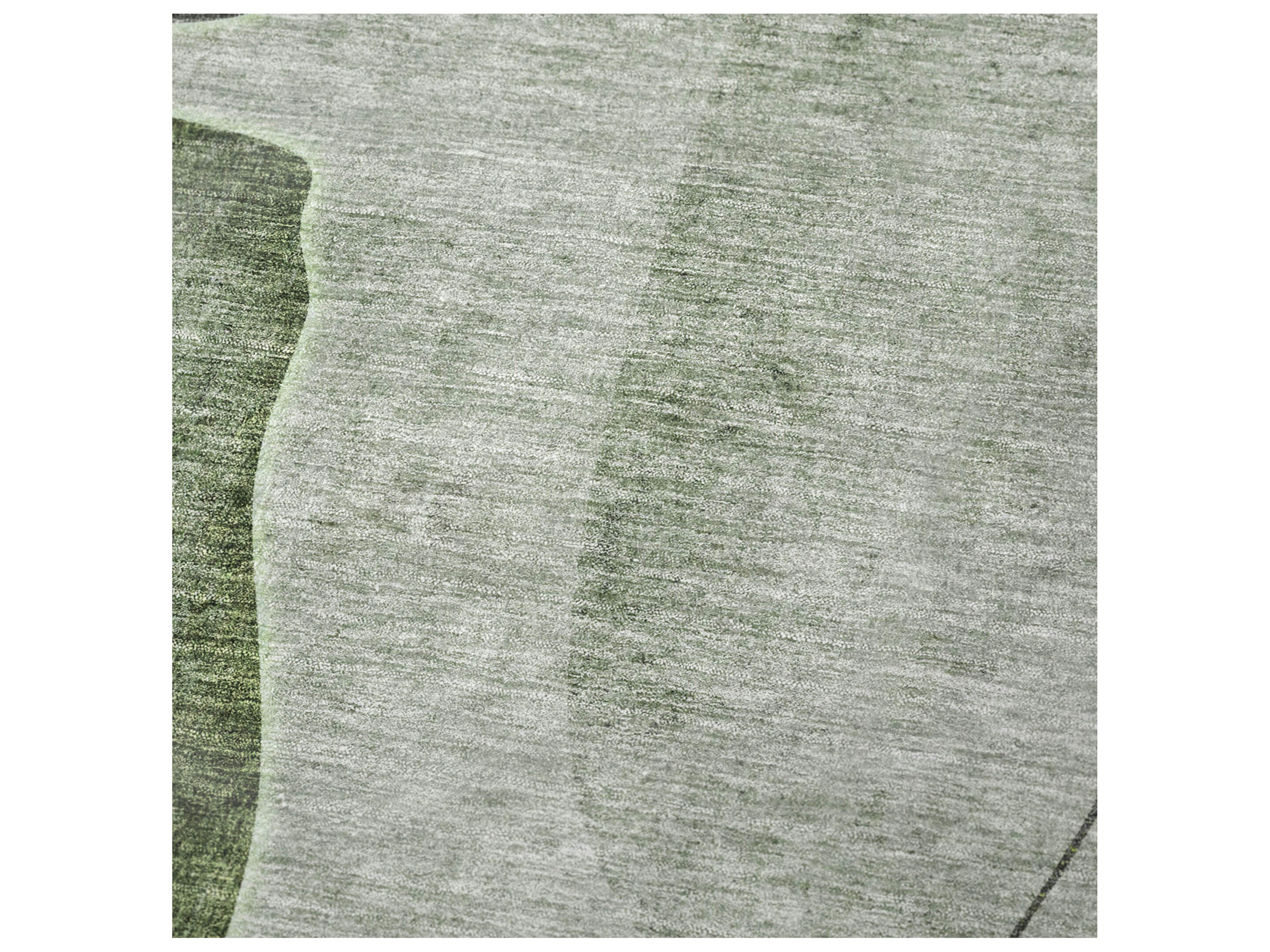 Dalyn Sherpa Green Polyester Throw