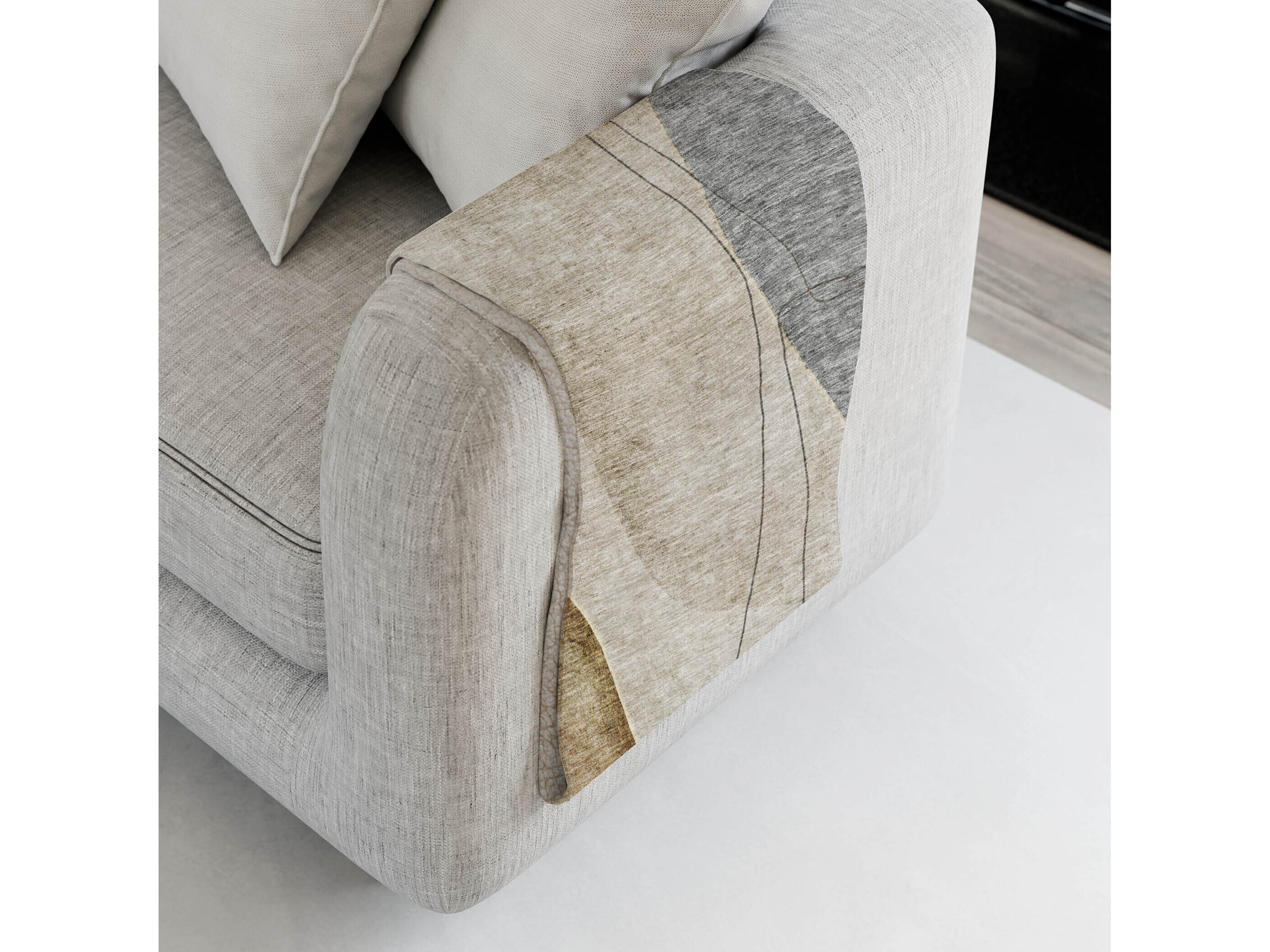 Dalyn Sherpa Brown Polyester Throw