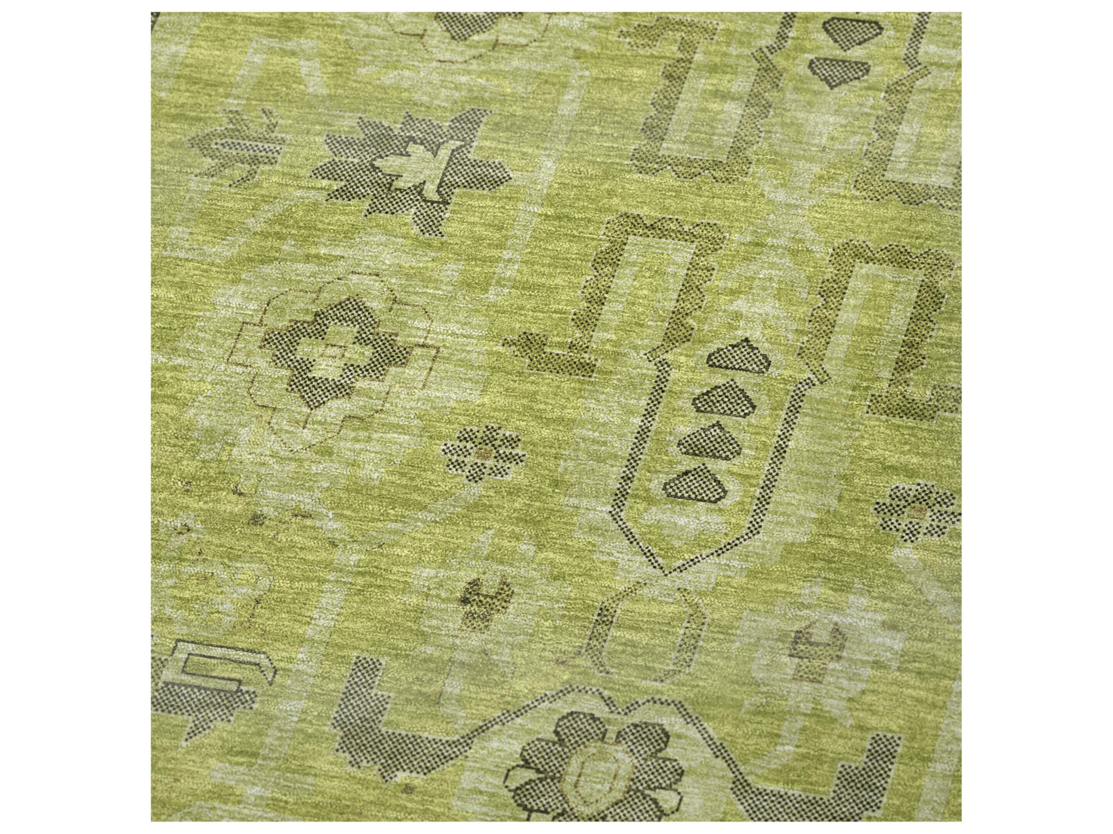 Dalyn Sherpa Green Polyester Throw