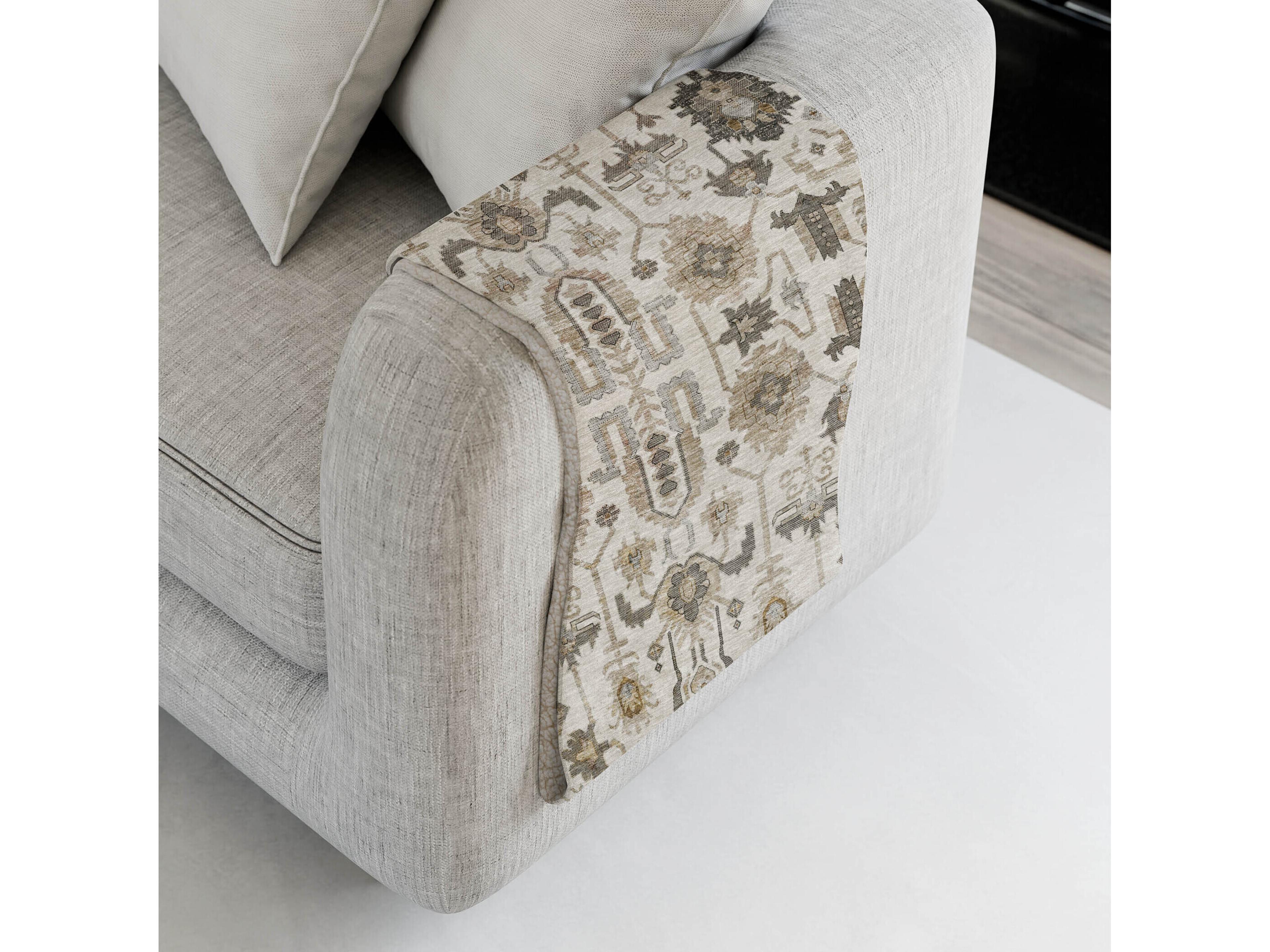 Dalyn Sherpa Ivory Polyester Throw