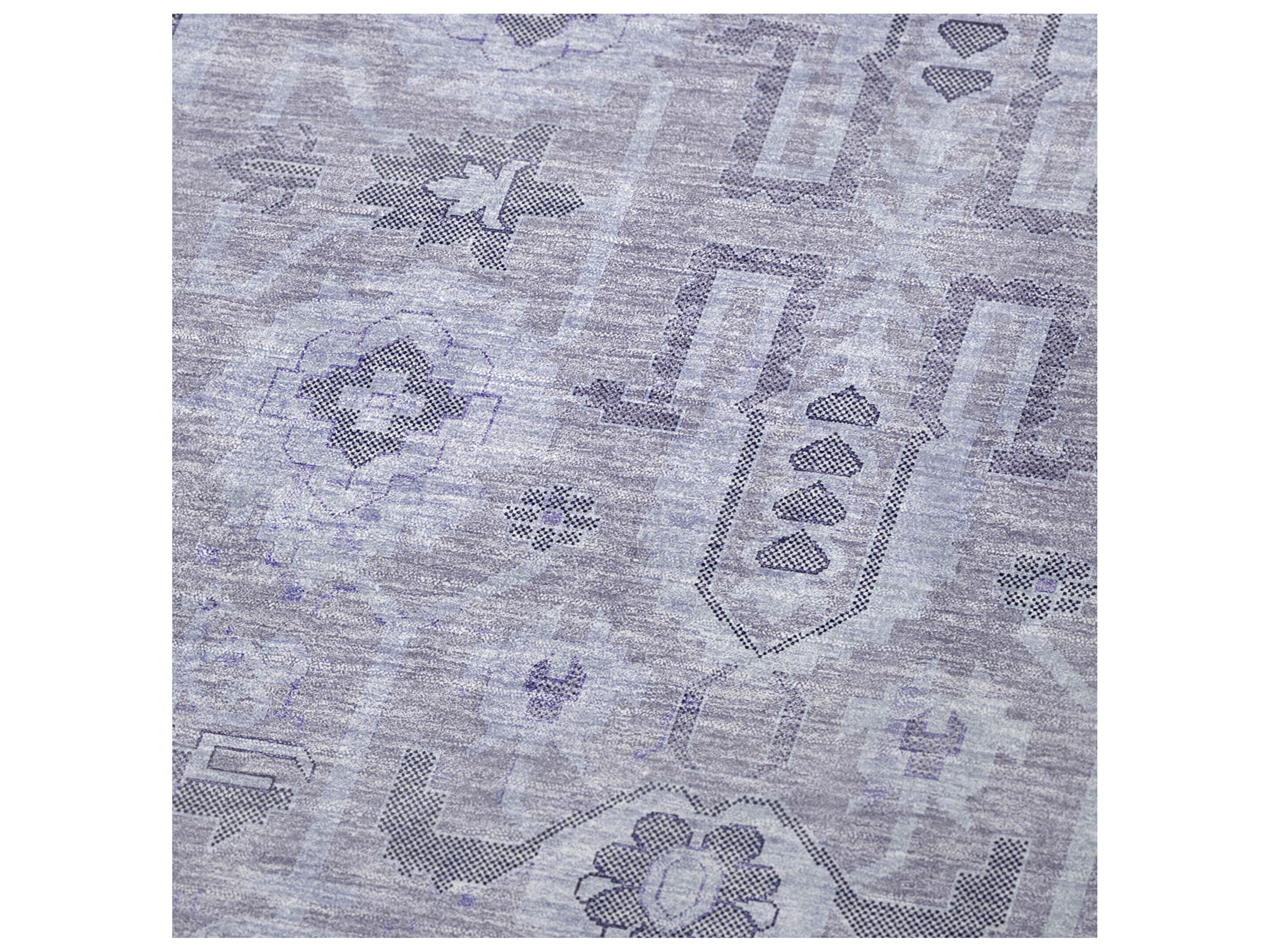 Dalyn Sherpa Purple Polyester Throw