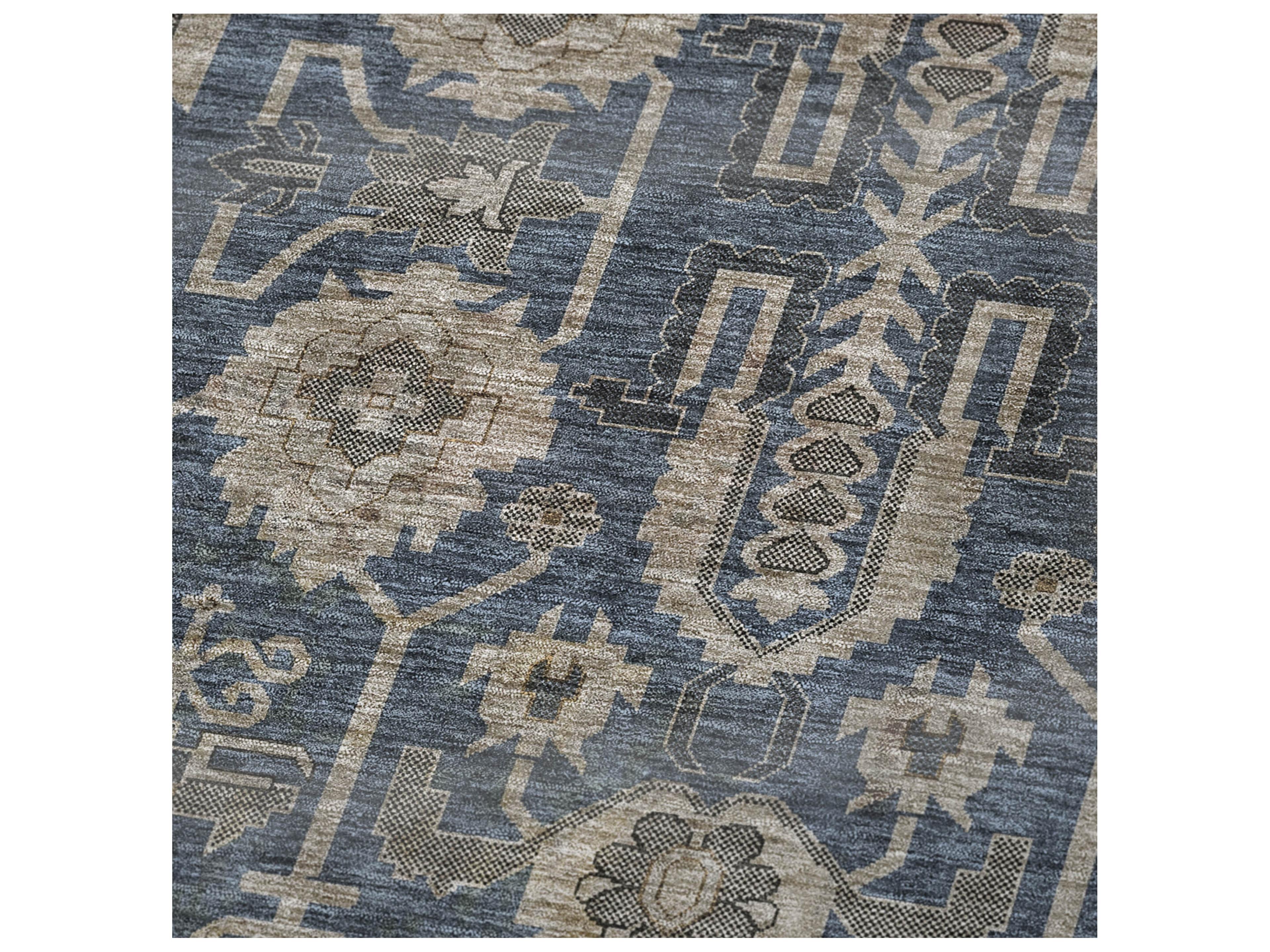 Dalyn Sherpa Blue Polyester Throw