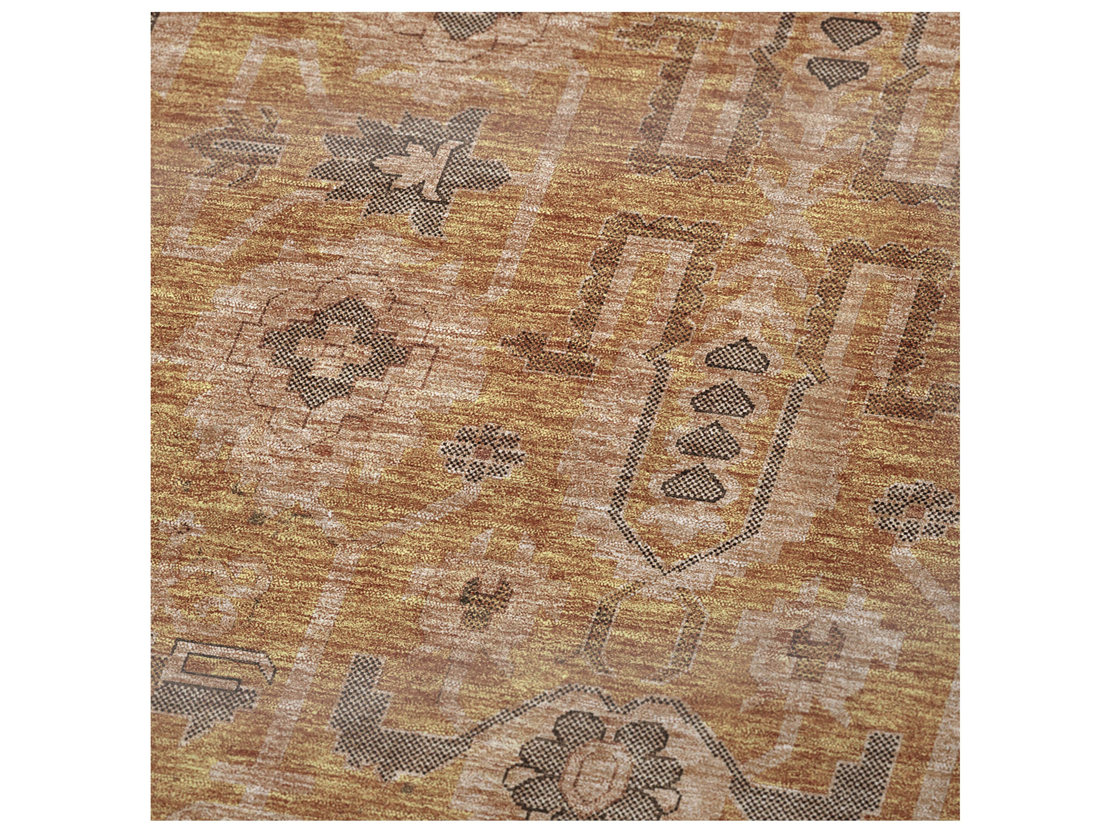 Dalyn Sherpa Orange Polyester Throw