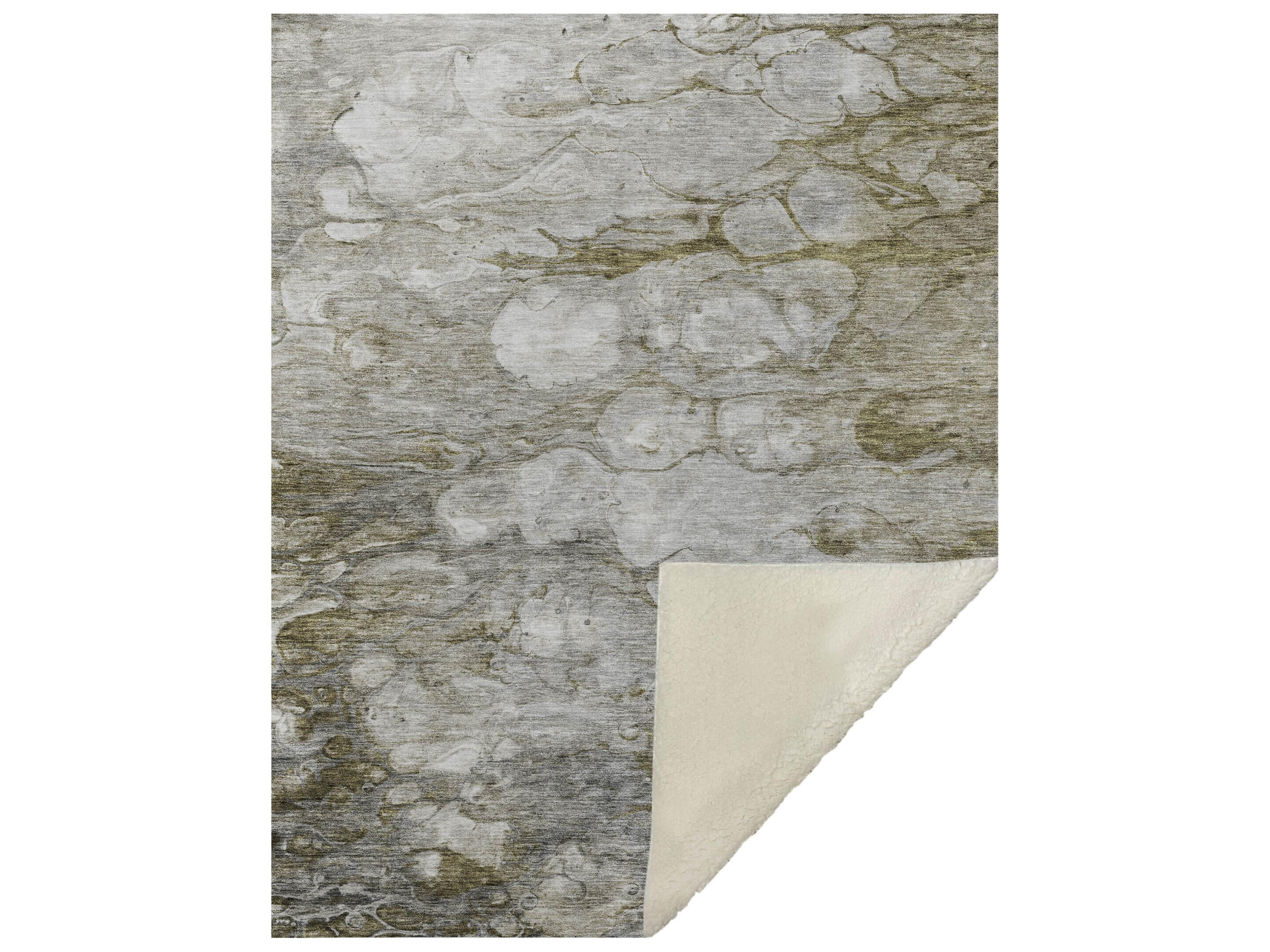 Sherpa Brown Polyester Throw