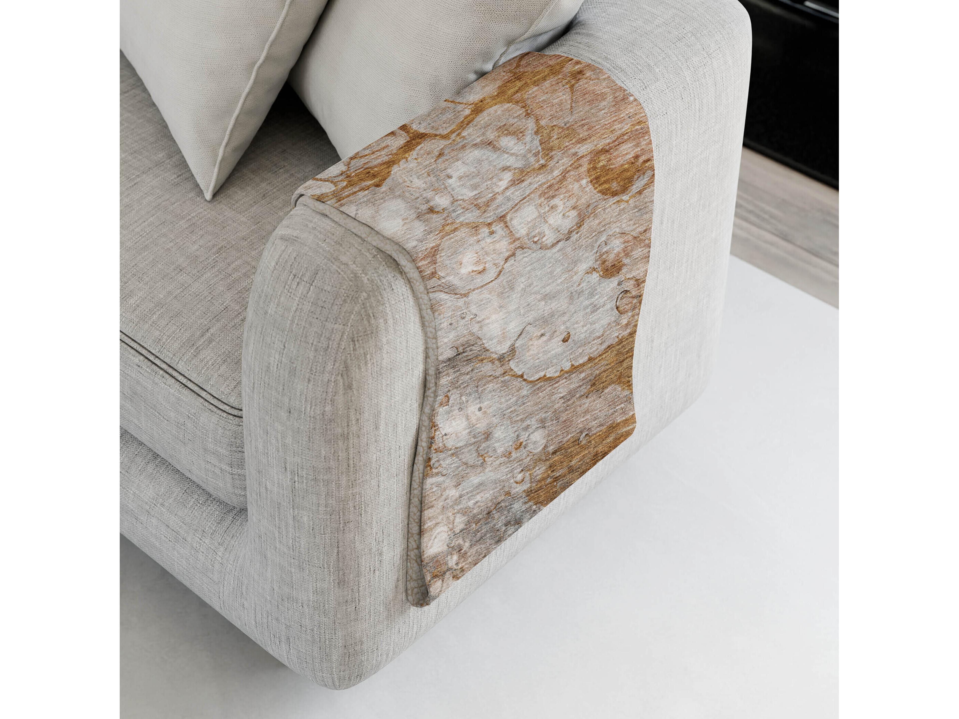 Dalyn Sherpa Orange Polyester Throw