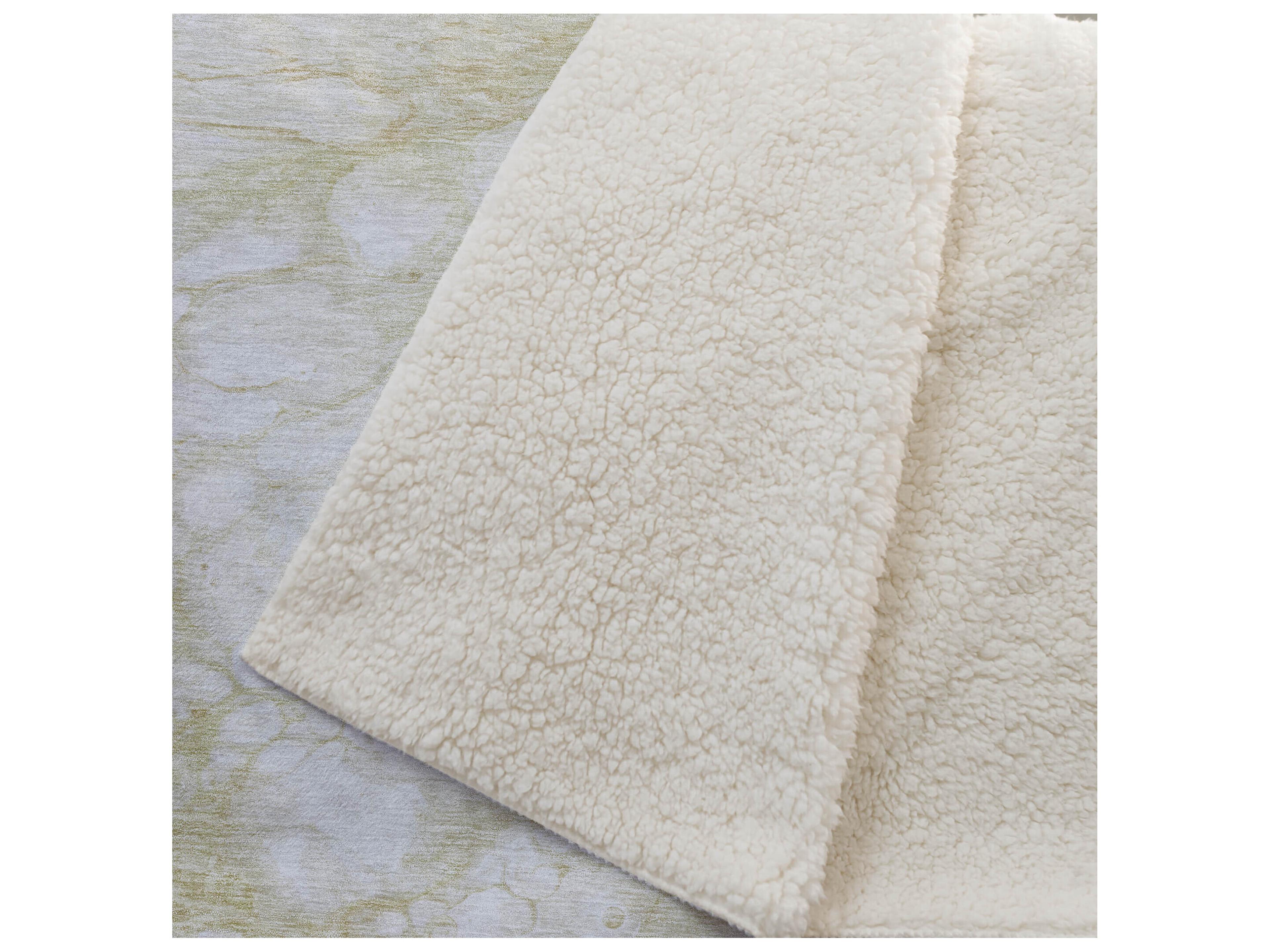 Dalyn Sherpa Brown Polyester Throw