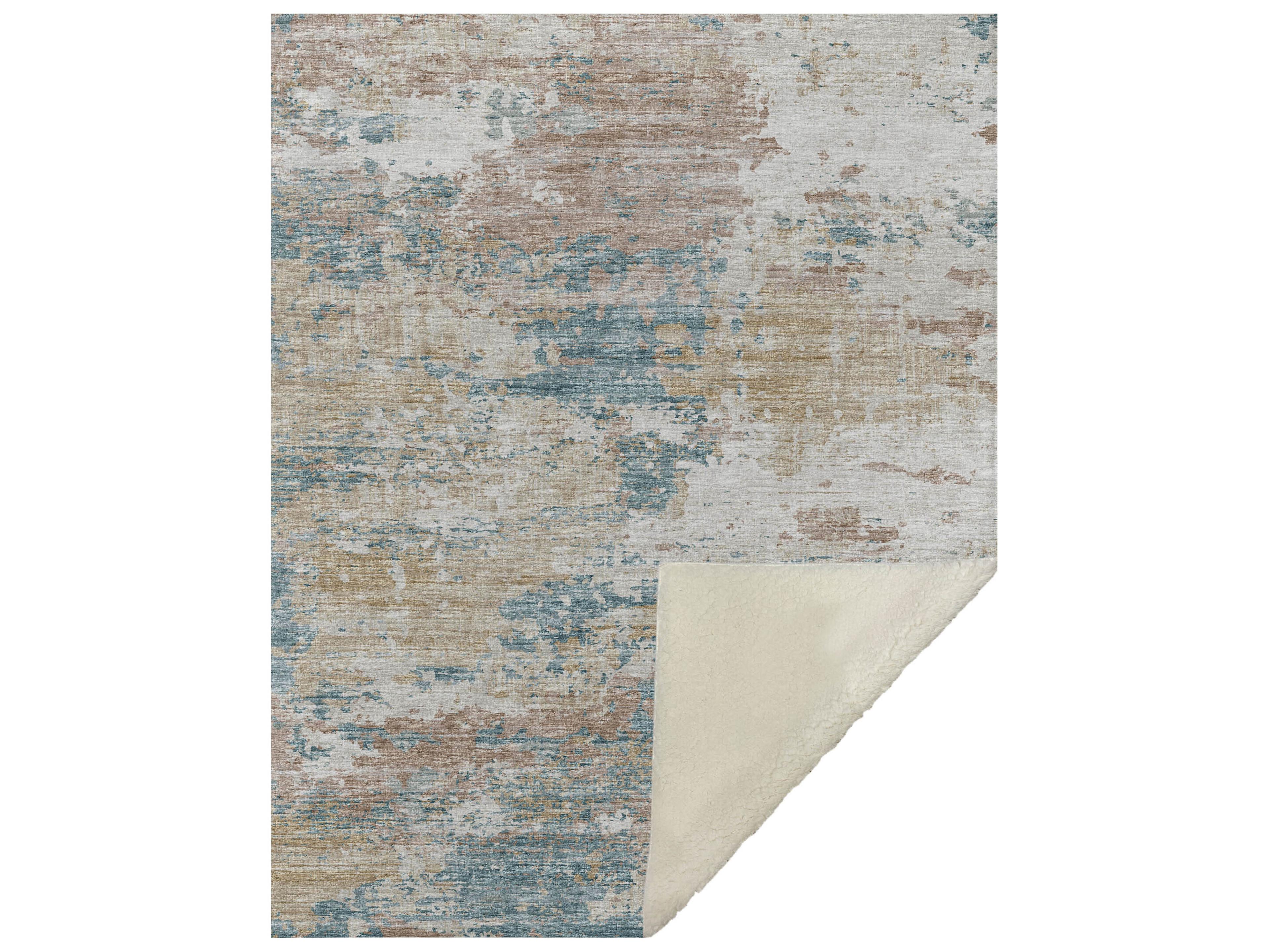 Sherpa Ivory Polyester Throw