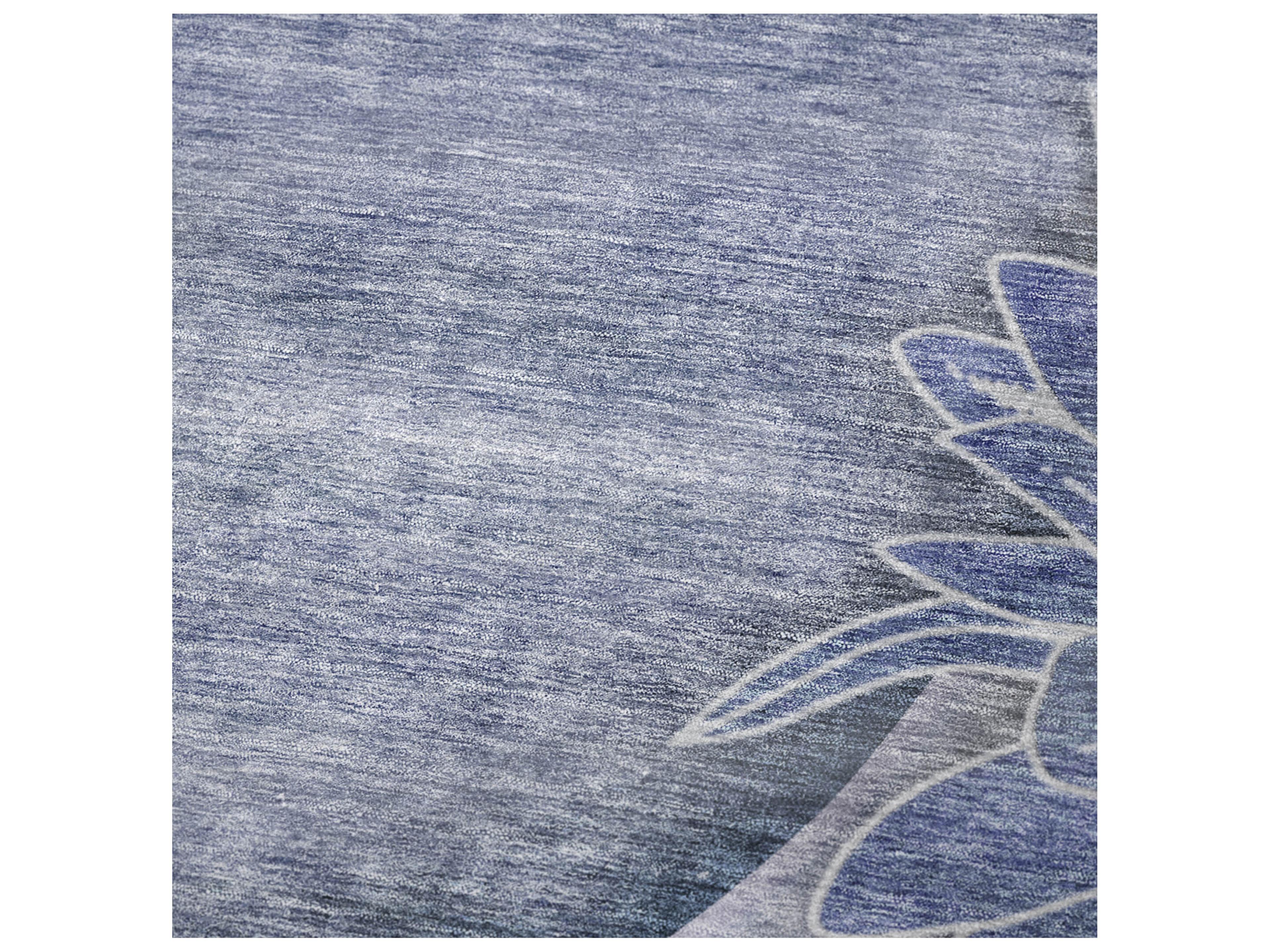 Dalyn Sherpa Blue Polyester Throw