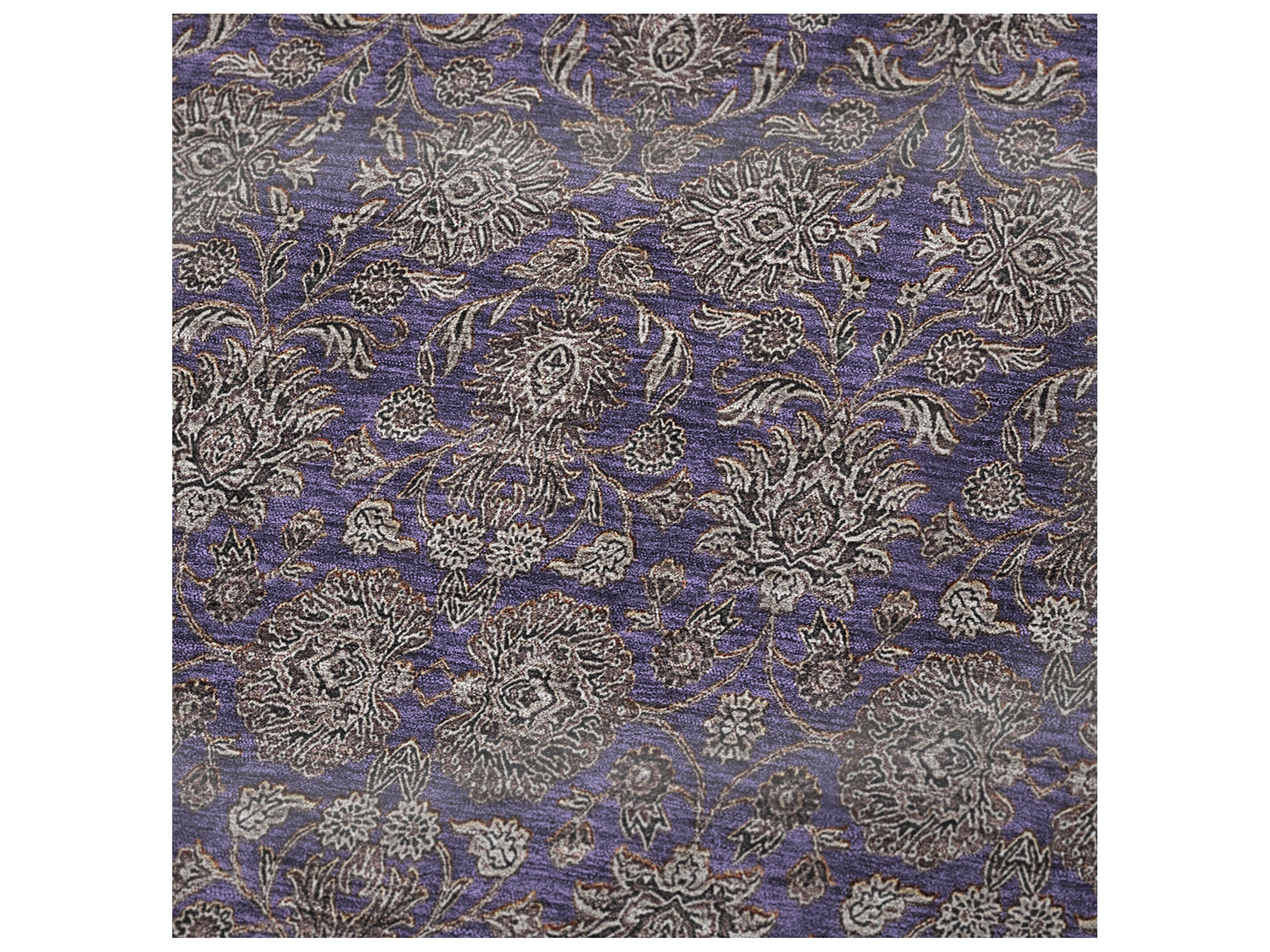 Dalyn Sherpa Purple Polyester Throw