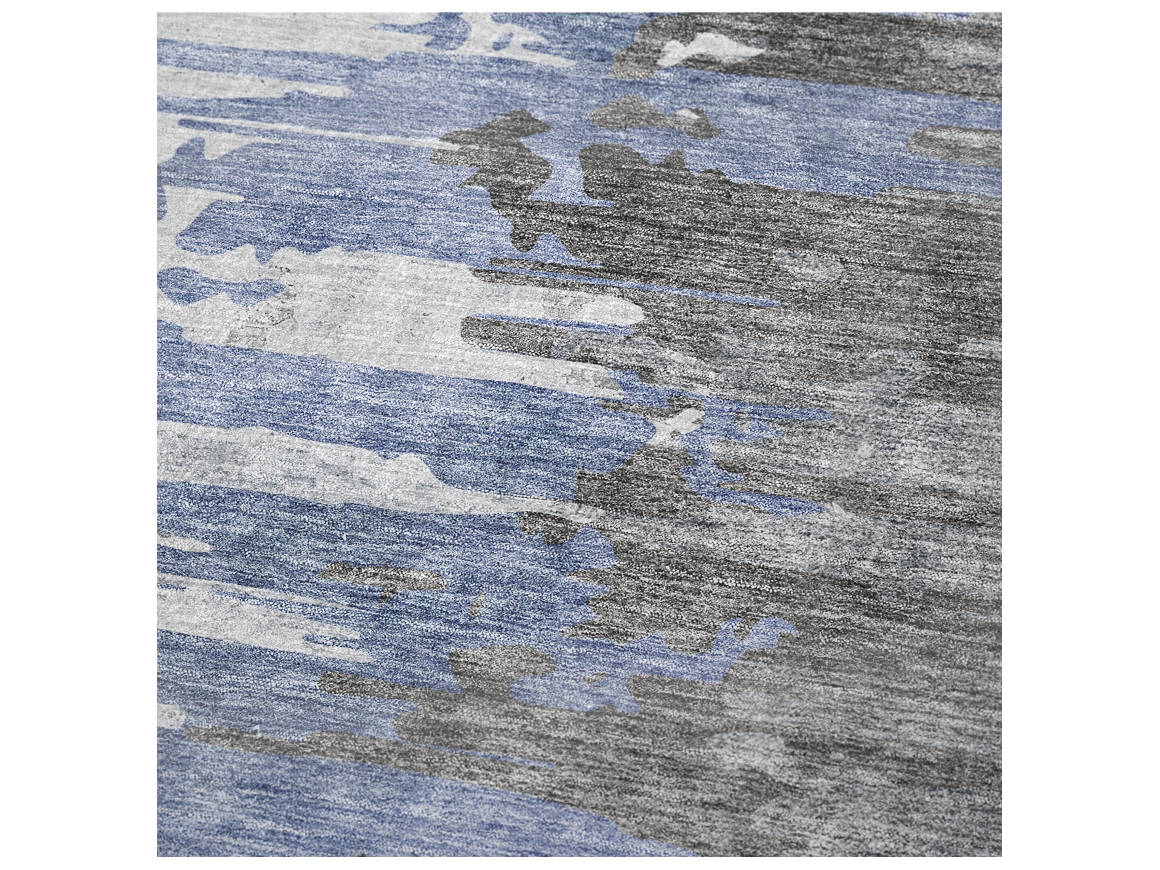 Dalyn Sherpa Blue Polyester Throw