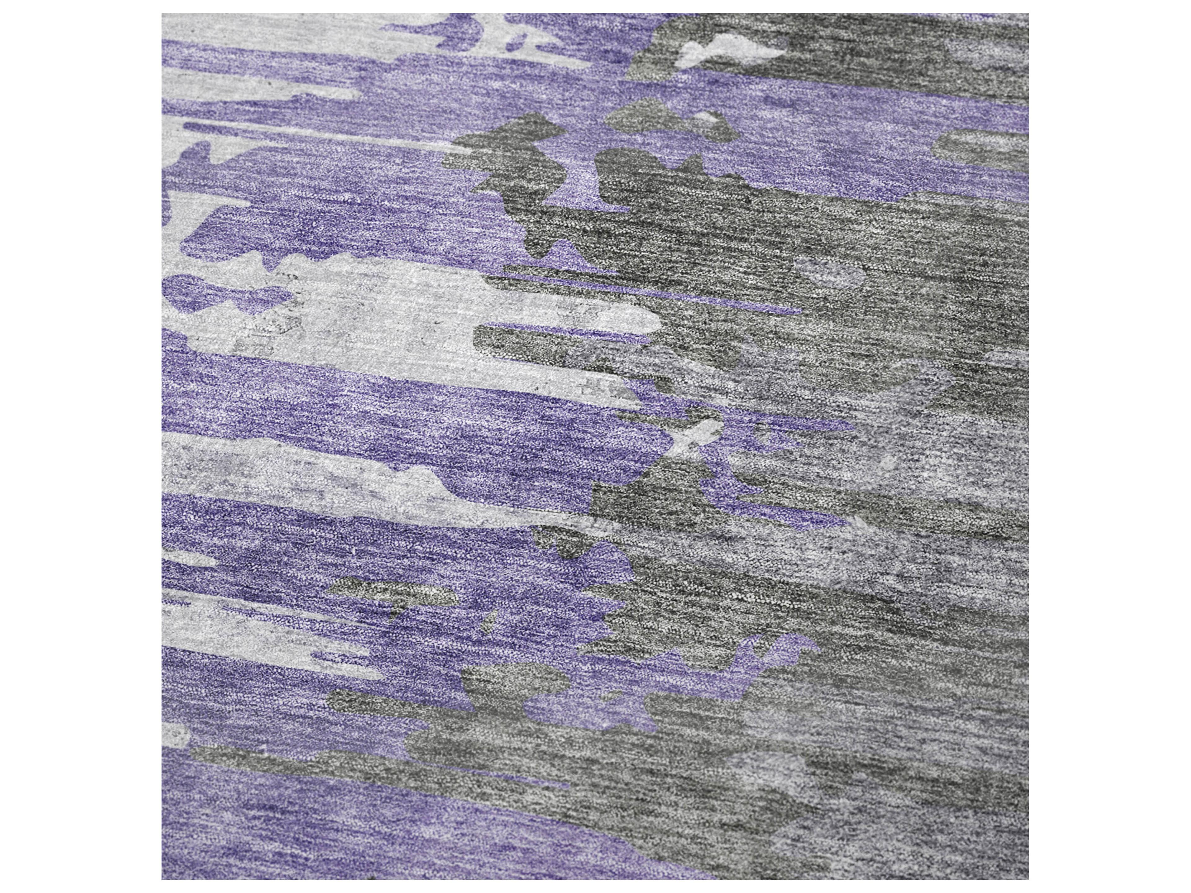 Dalyn Sherpa Purple Polyester Throw