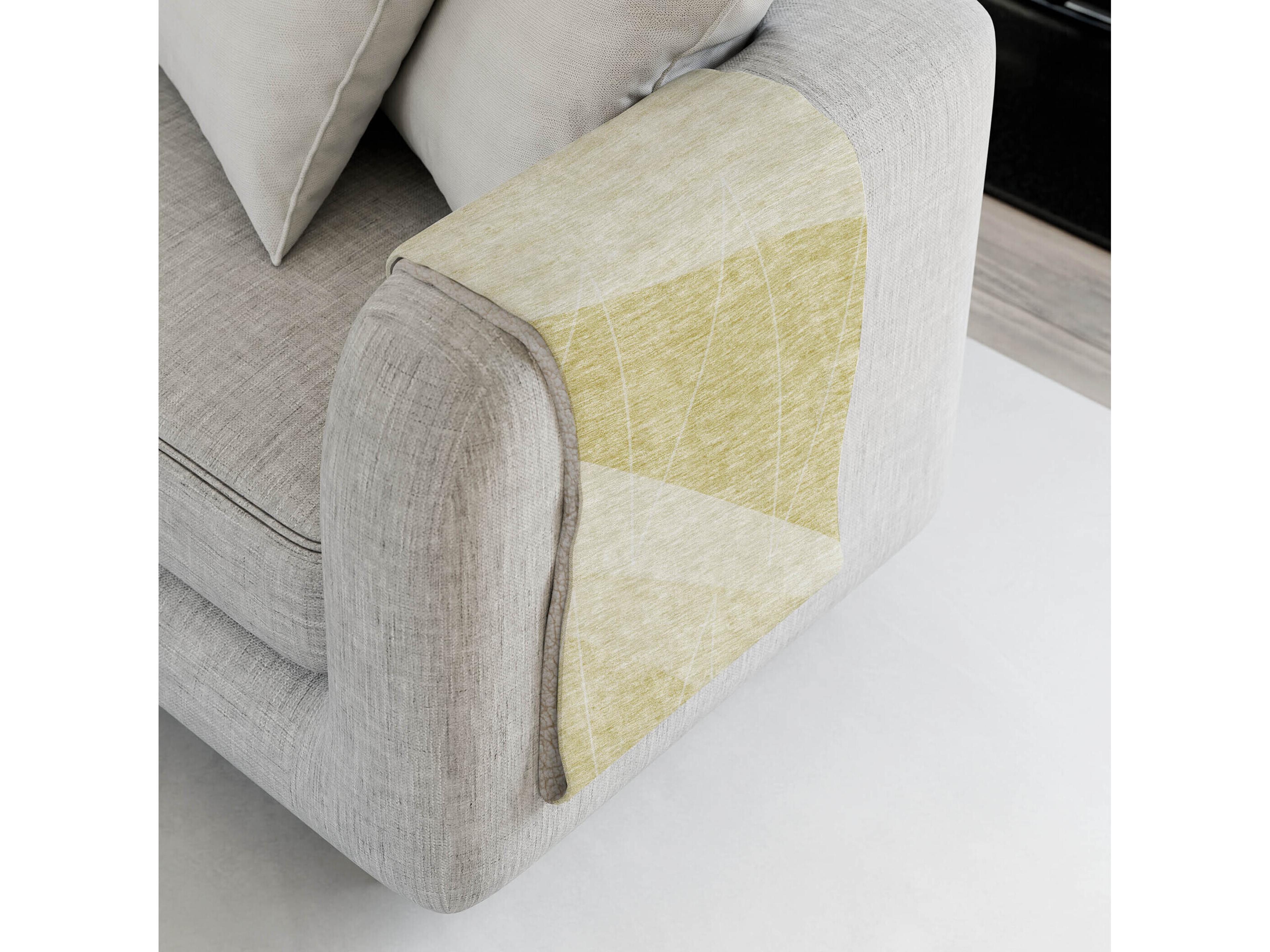 Dalyn Sherpa Gold Polyester Throw
