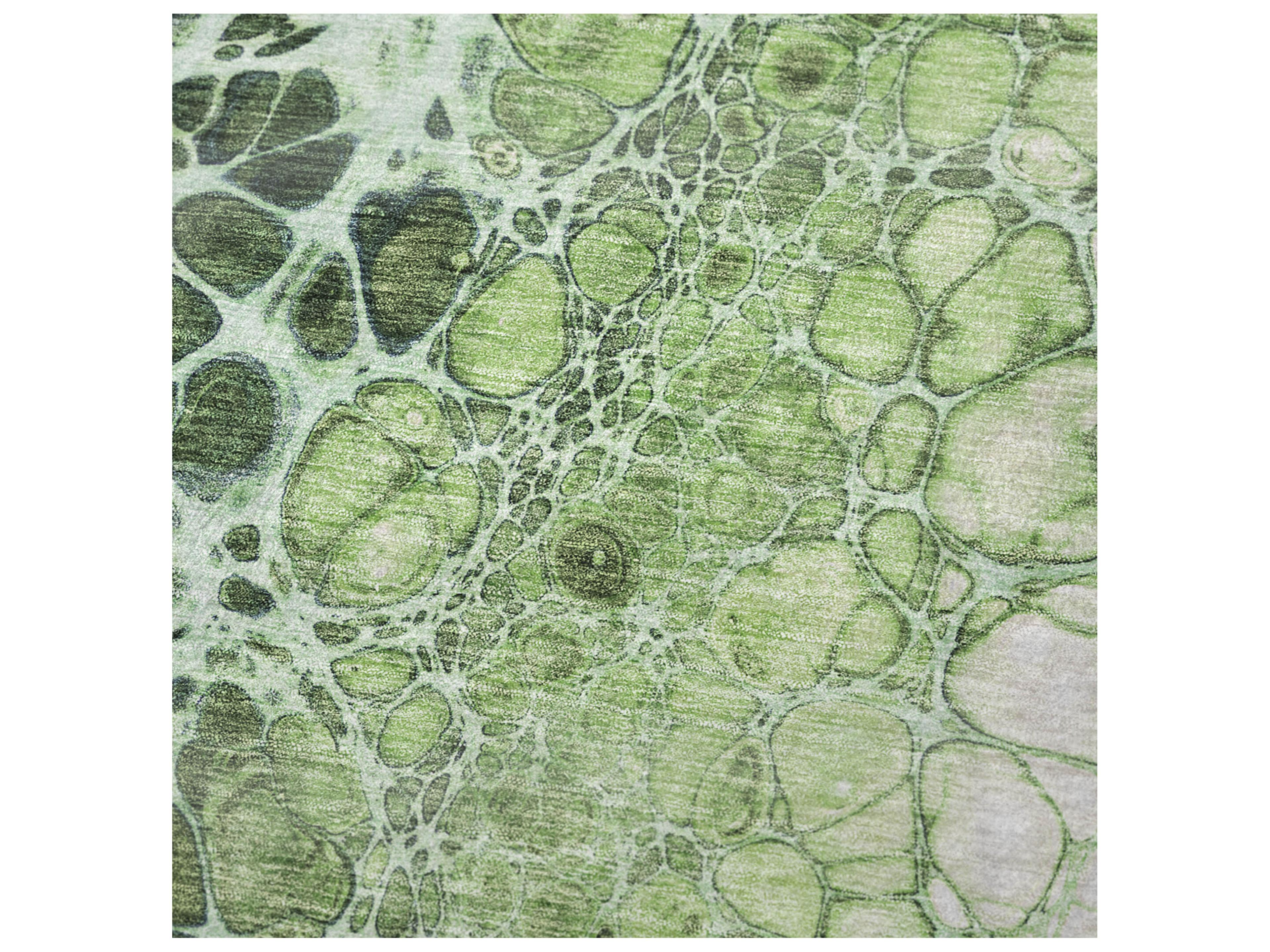 Dalyn Sherpa Green Polyester Throw