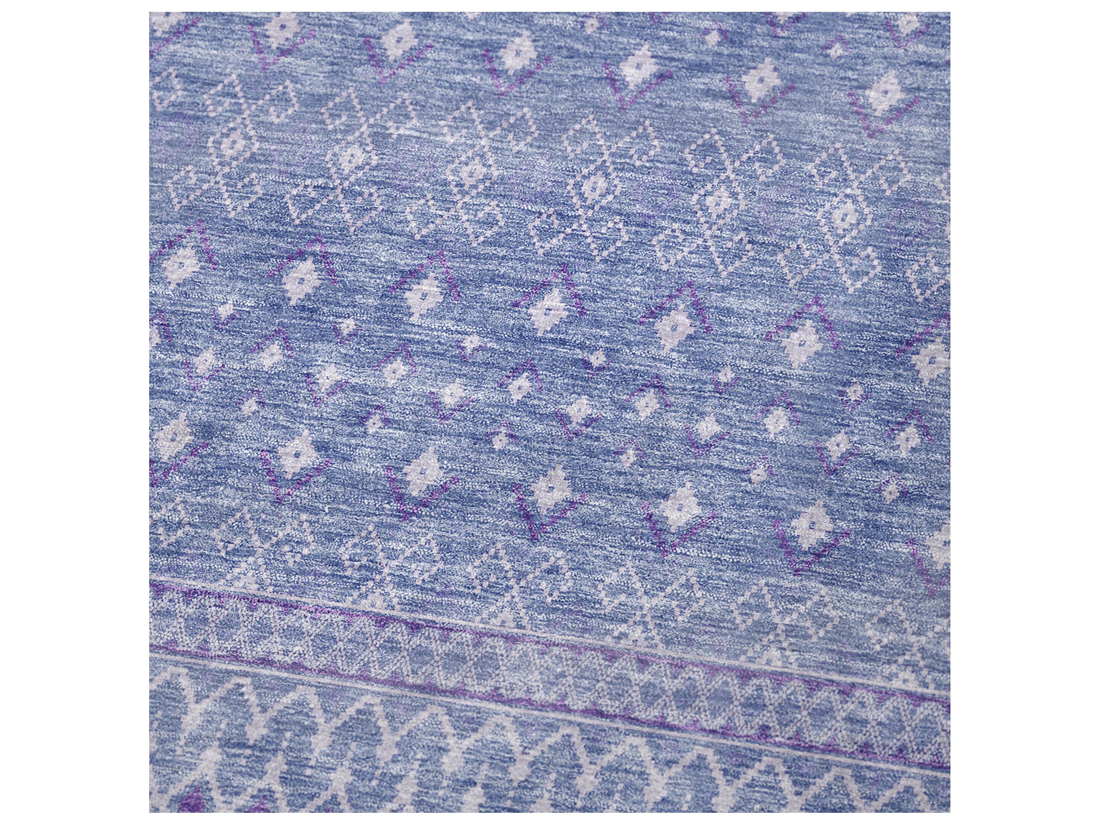 Dalyn Sherpa Blue Polyester Throw