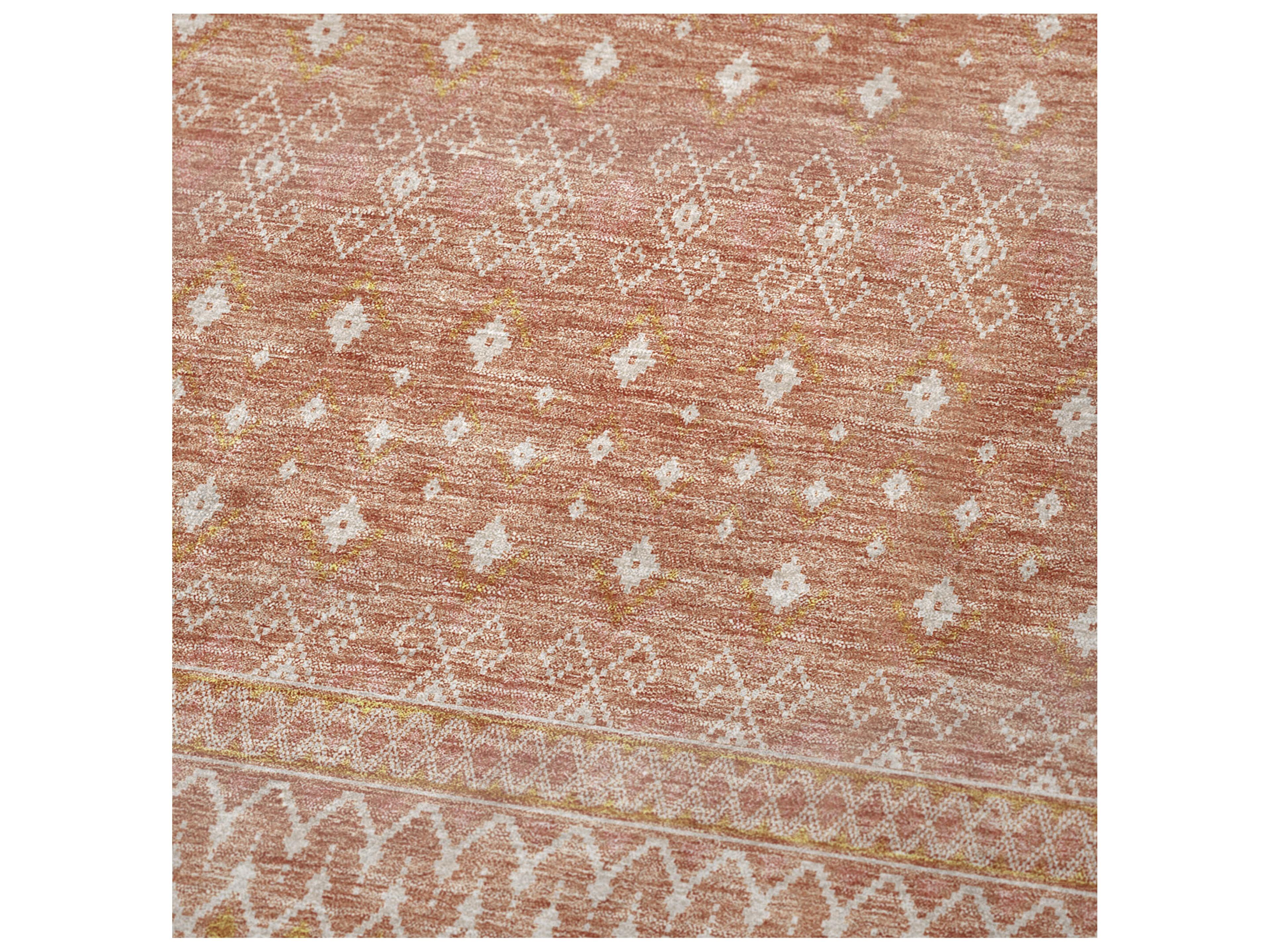 Dalyn Sherpa Orange Polyester Throw