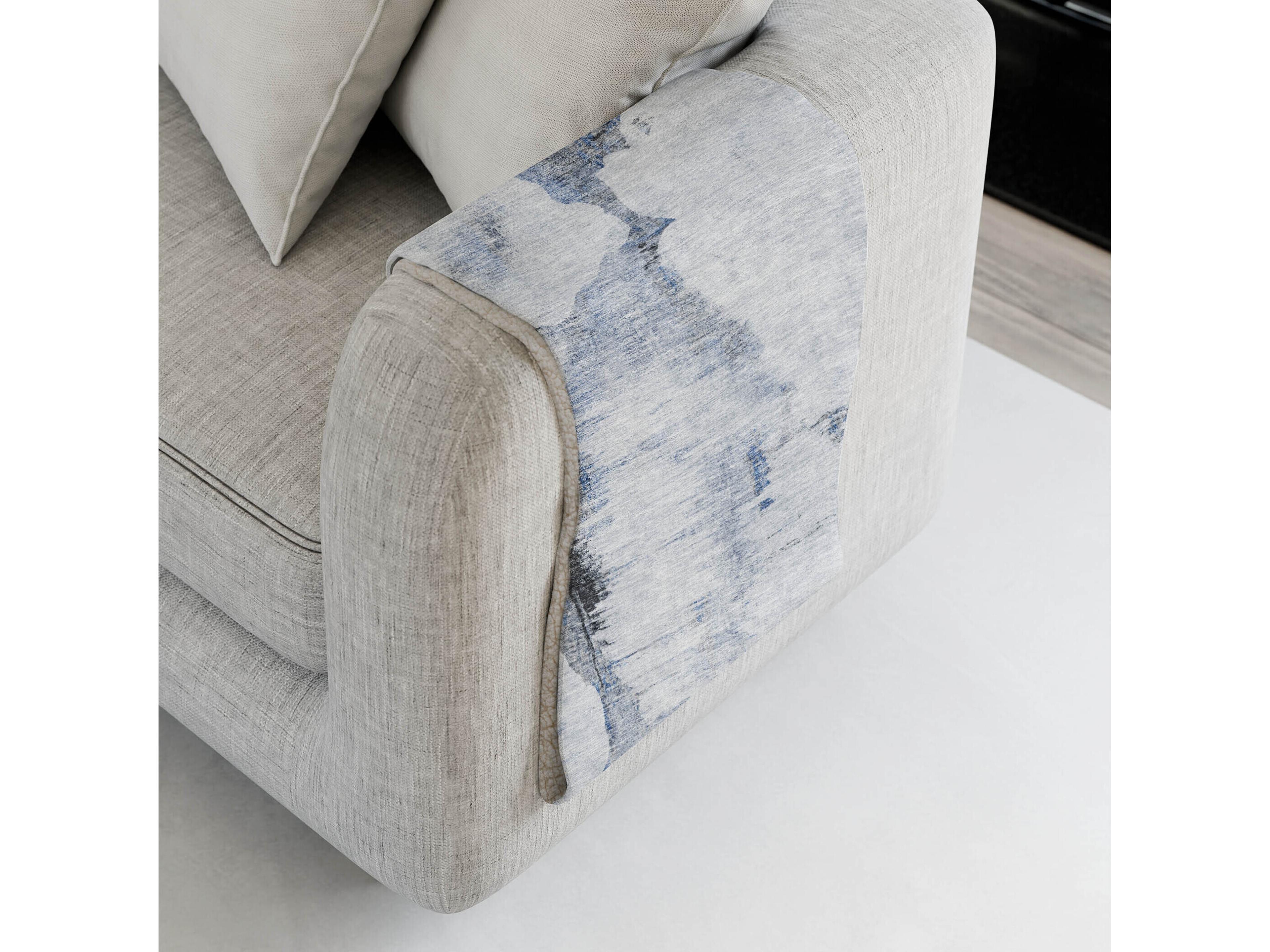 Dalyn Sherpa Blue Polyester Throw