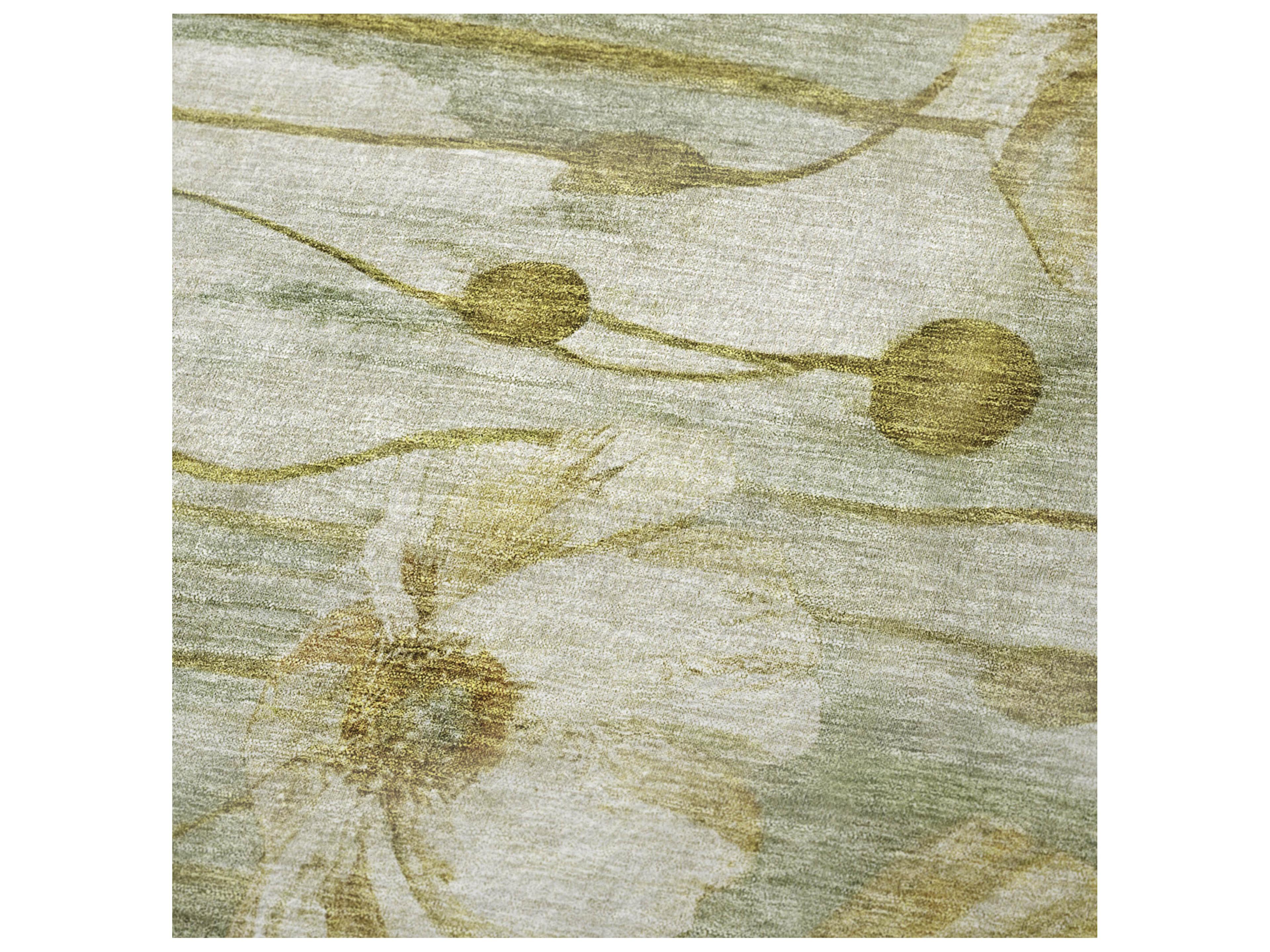 Dalyn Sherpa Green Polyester Throw