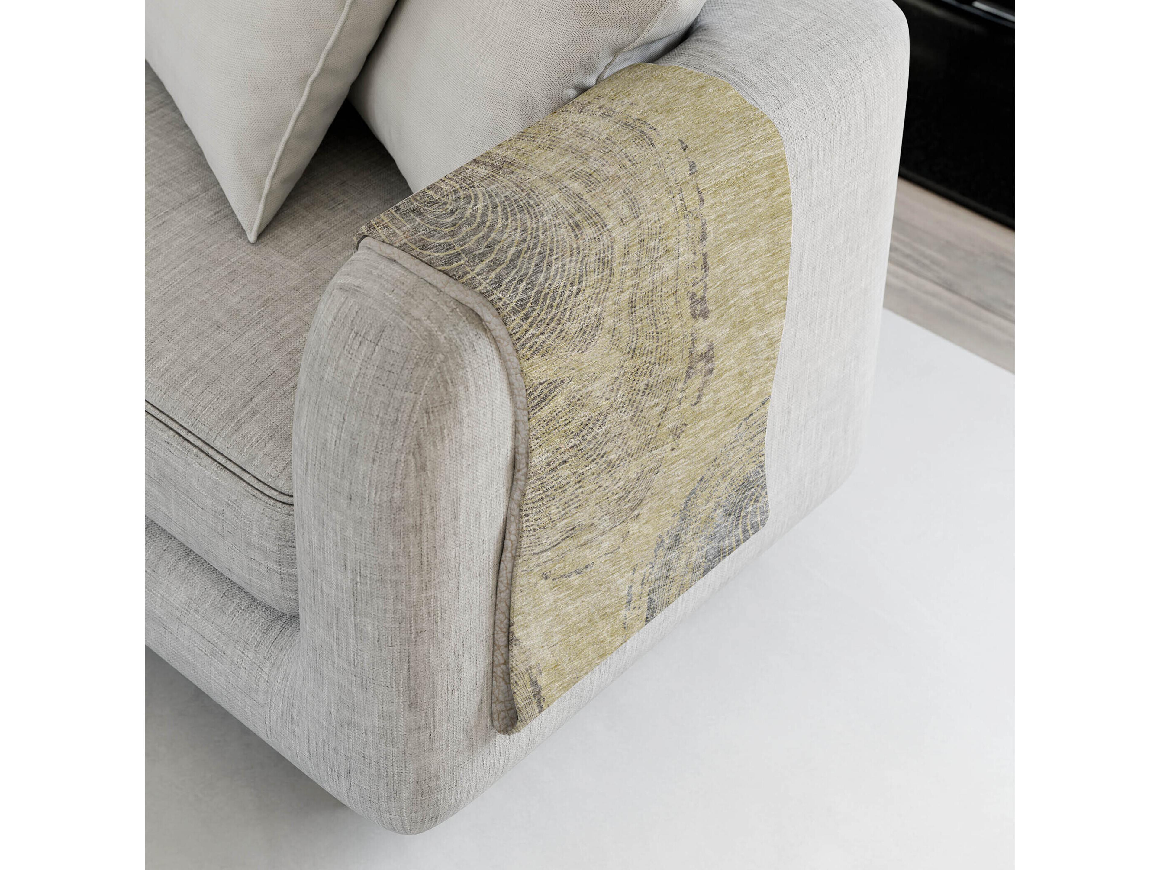 Dalyn Sherpa Brown Polyester Throw