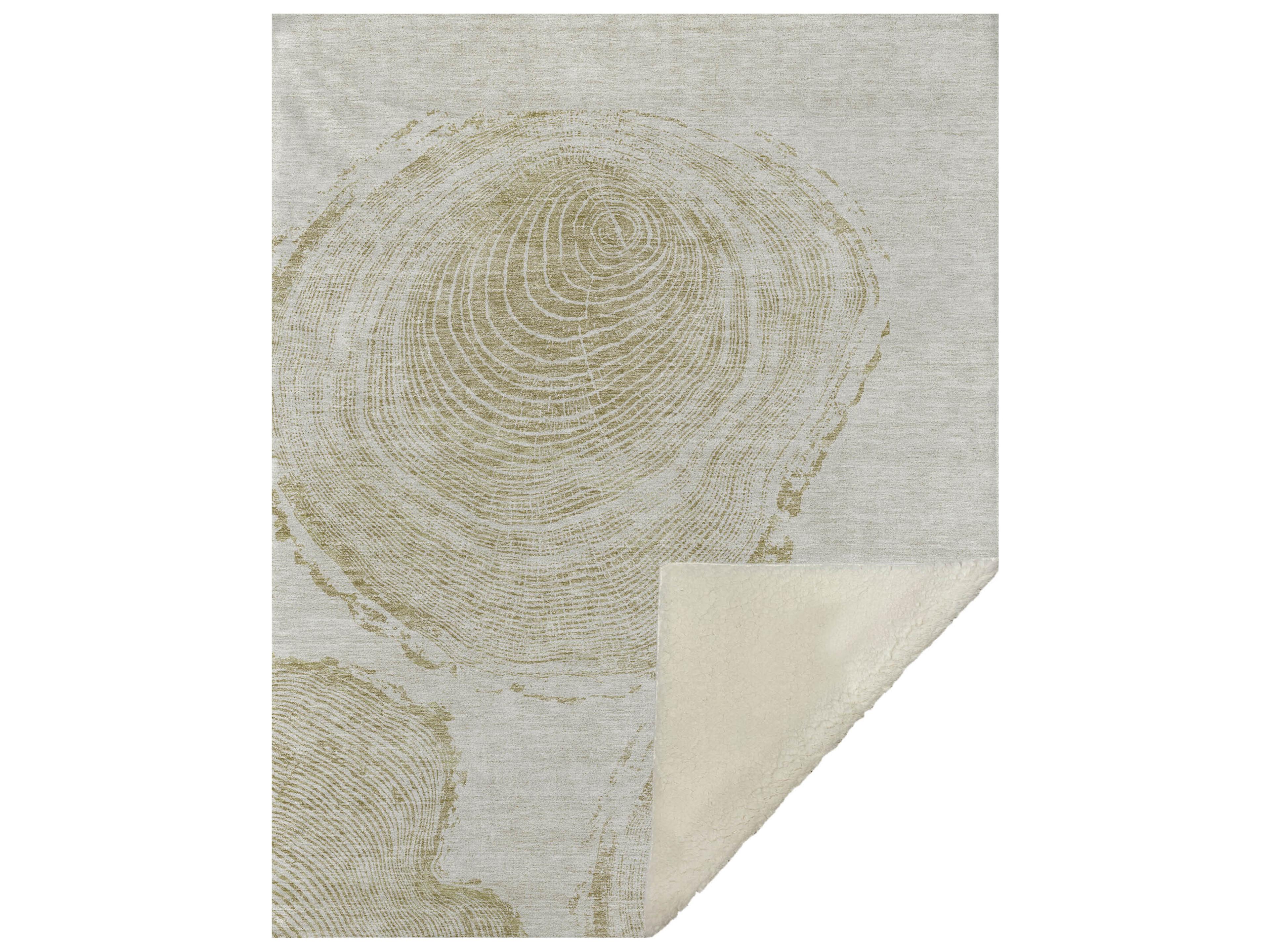 Sherpa Brown Polyester Throw