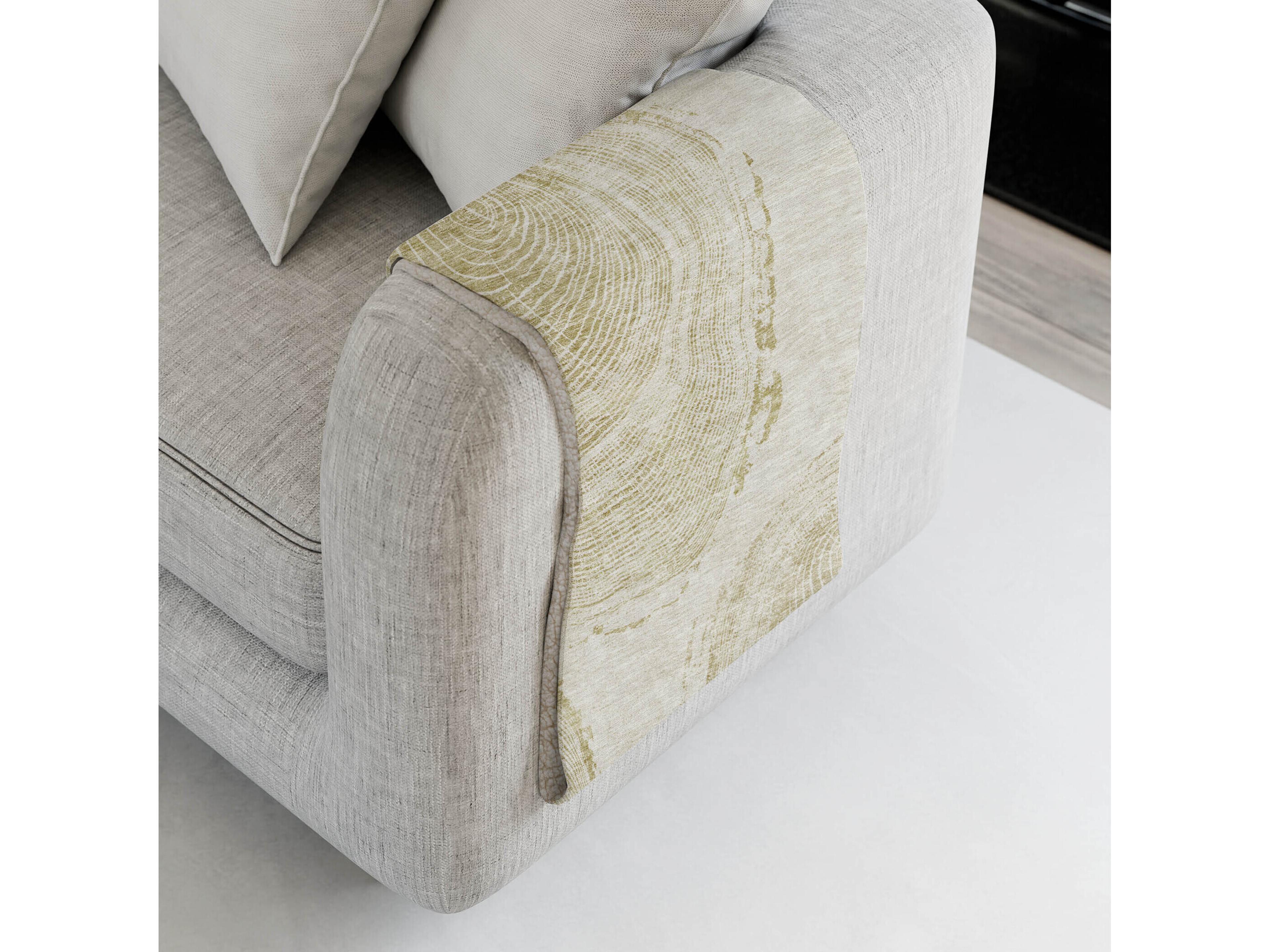 Dalyn Sherpa Brown Polyester Throw