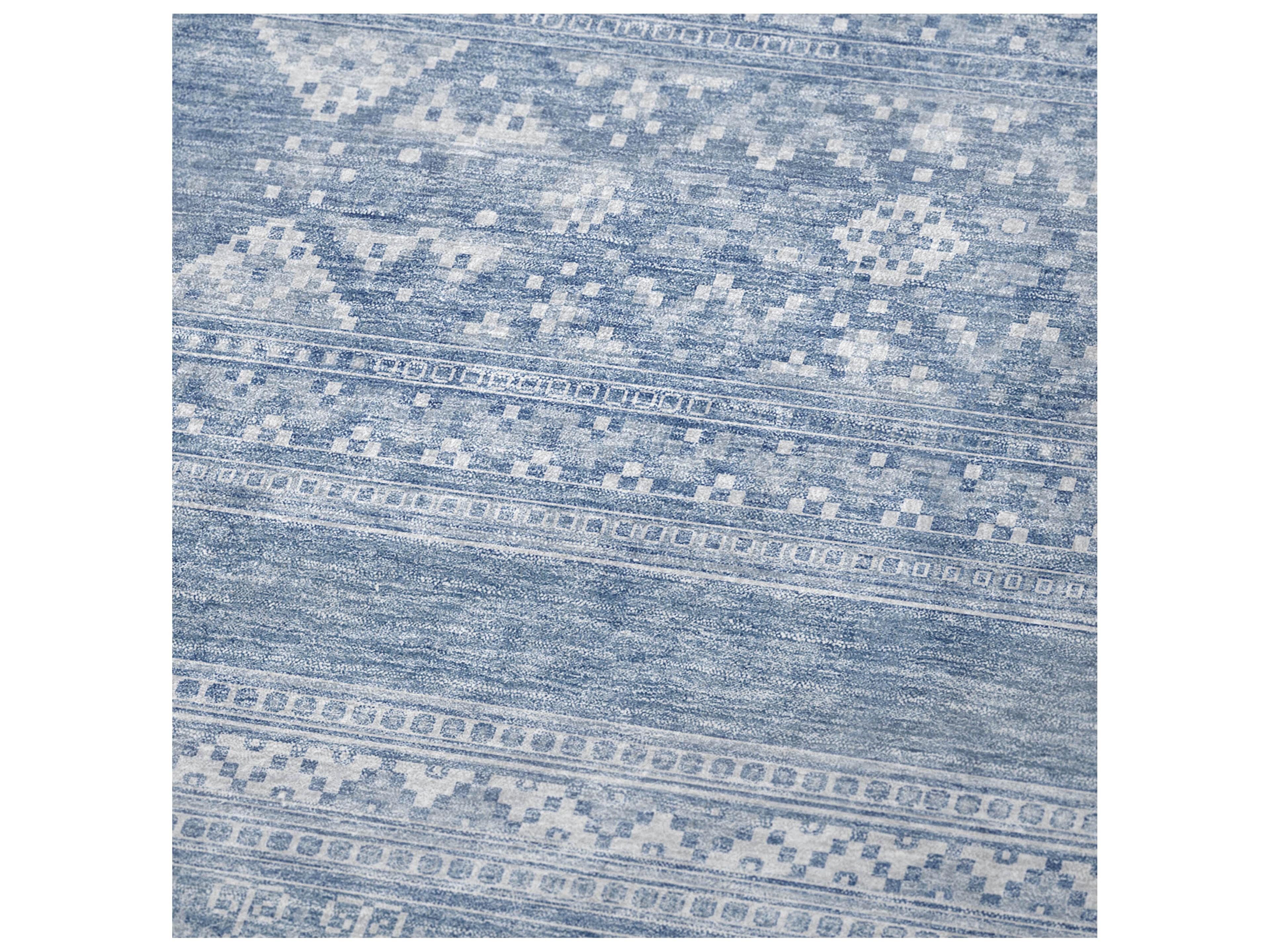 Dalyn Sherpa Blue Polyester Throw