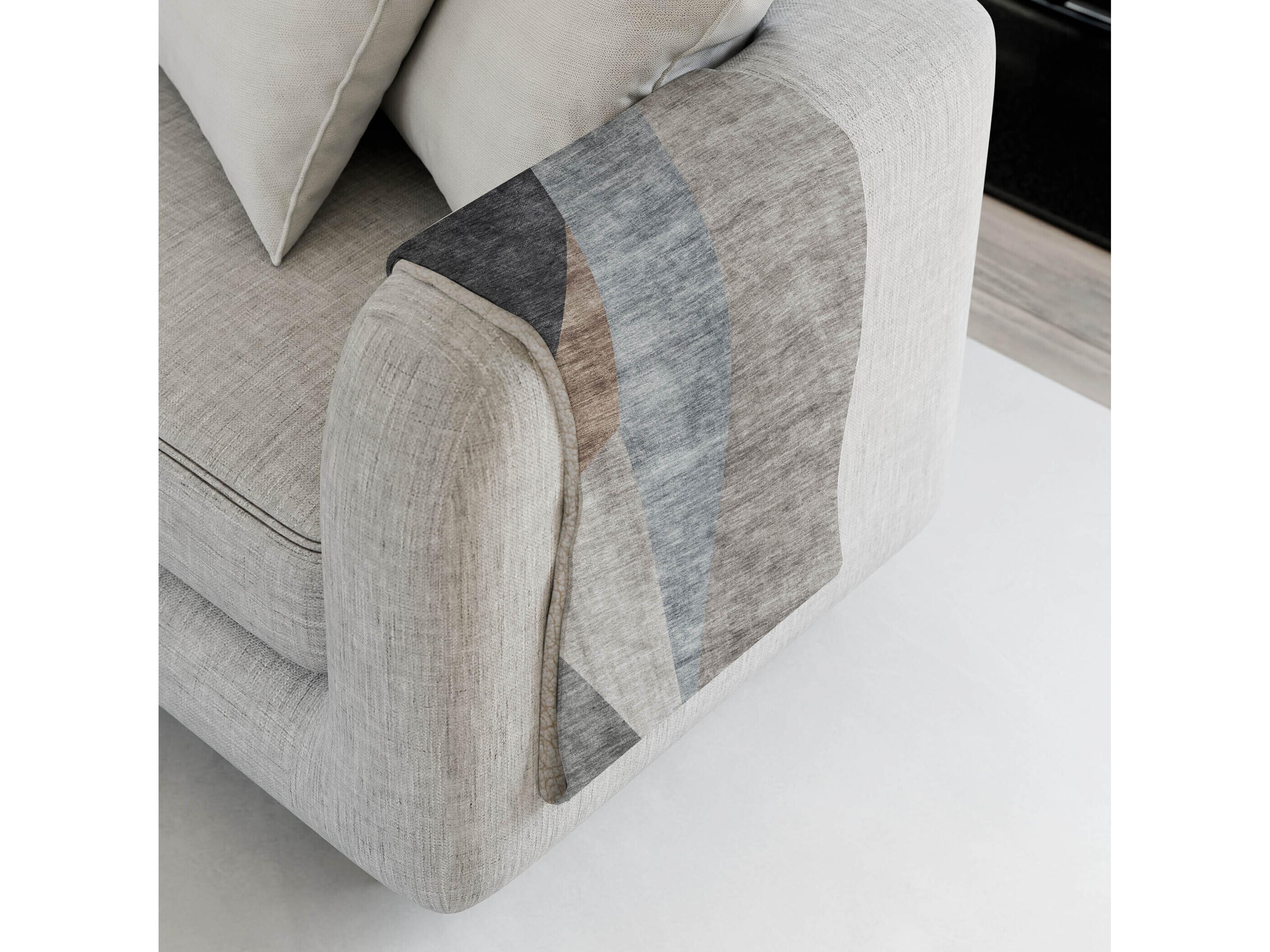 Dalyn Sherpa Brown Polyester Throw