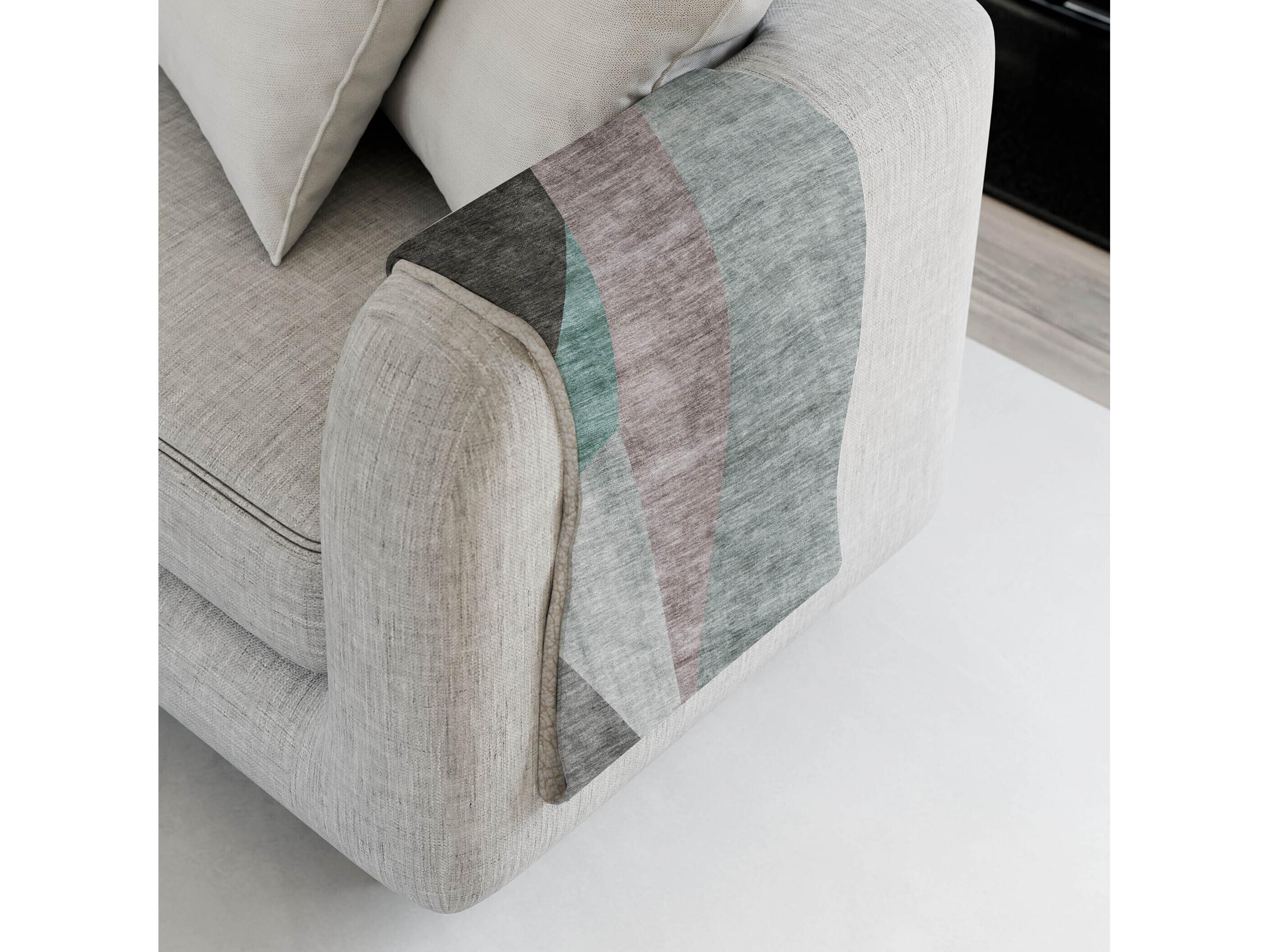 Dalyn Sherpa Teal Polyester Throw