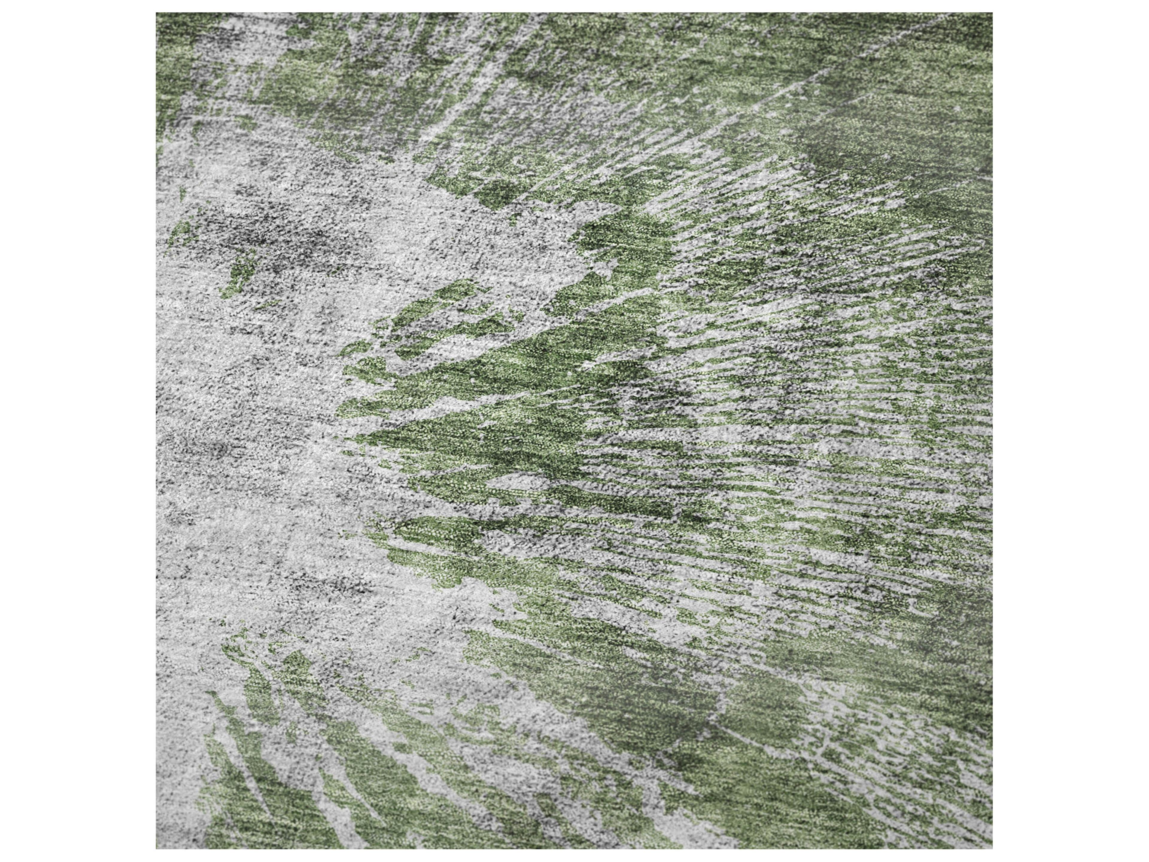 Dalyn Sherpa Green Polyester Throw