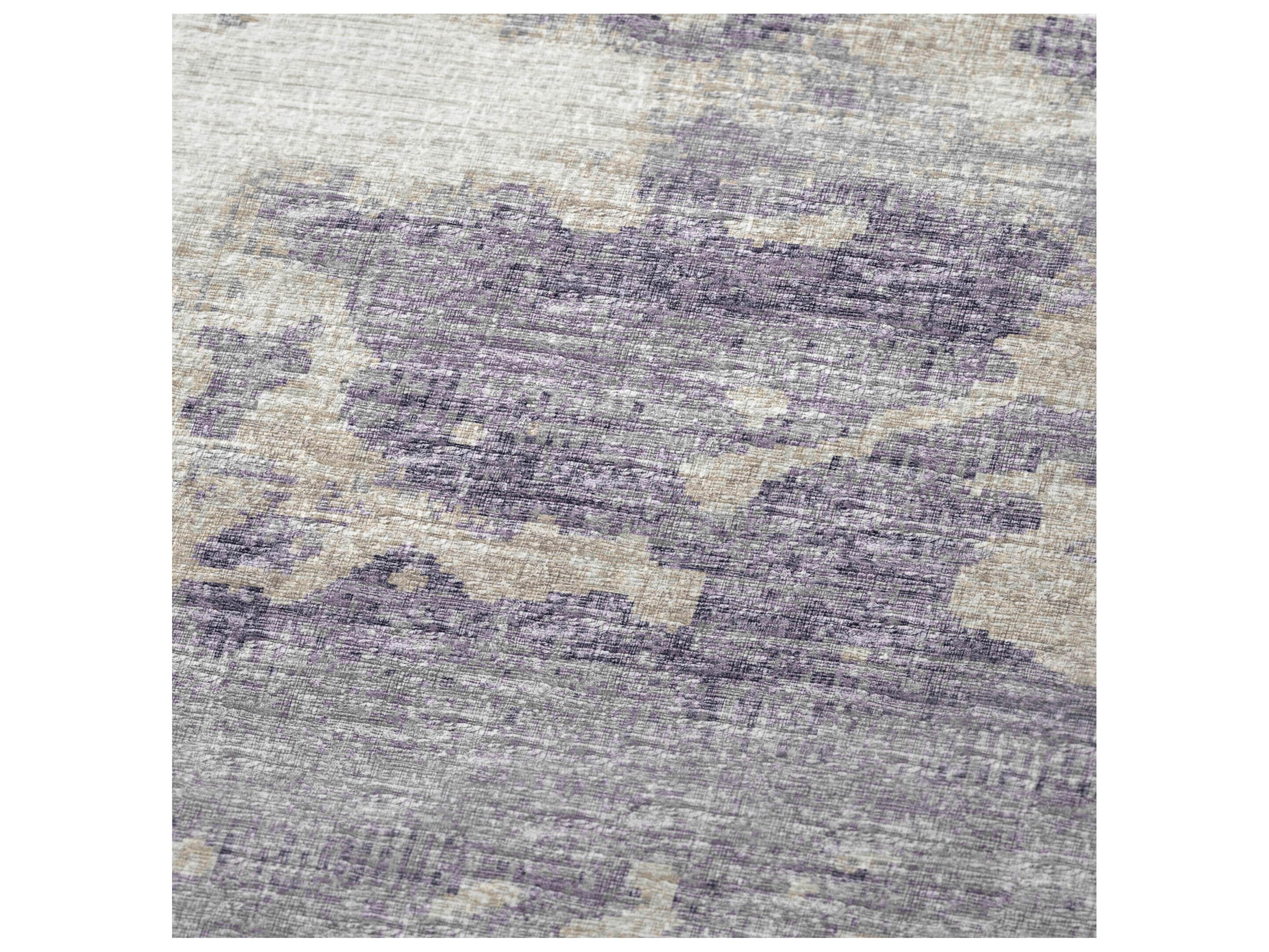 Dalyn Sherpa Purple Polyester Throw
