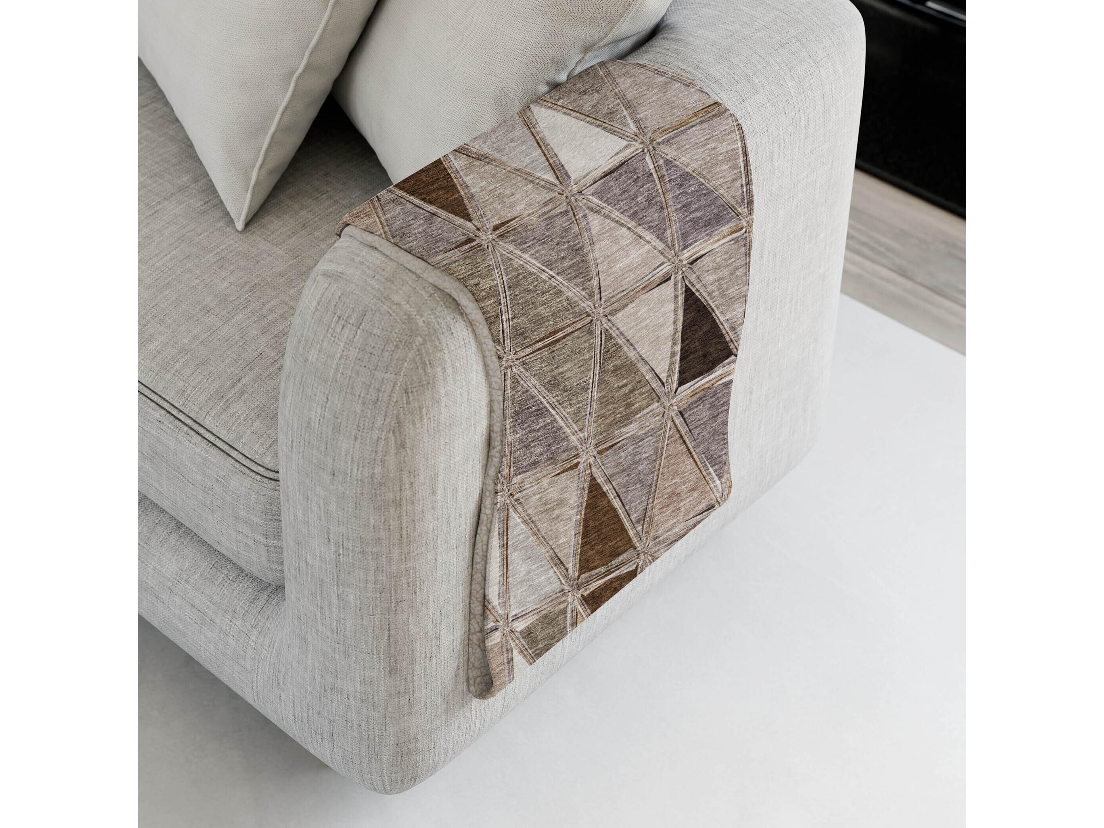 Dalyn Sherpa Brown Polyester Throw