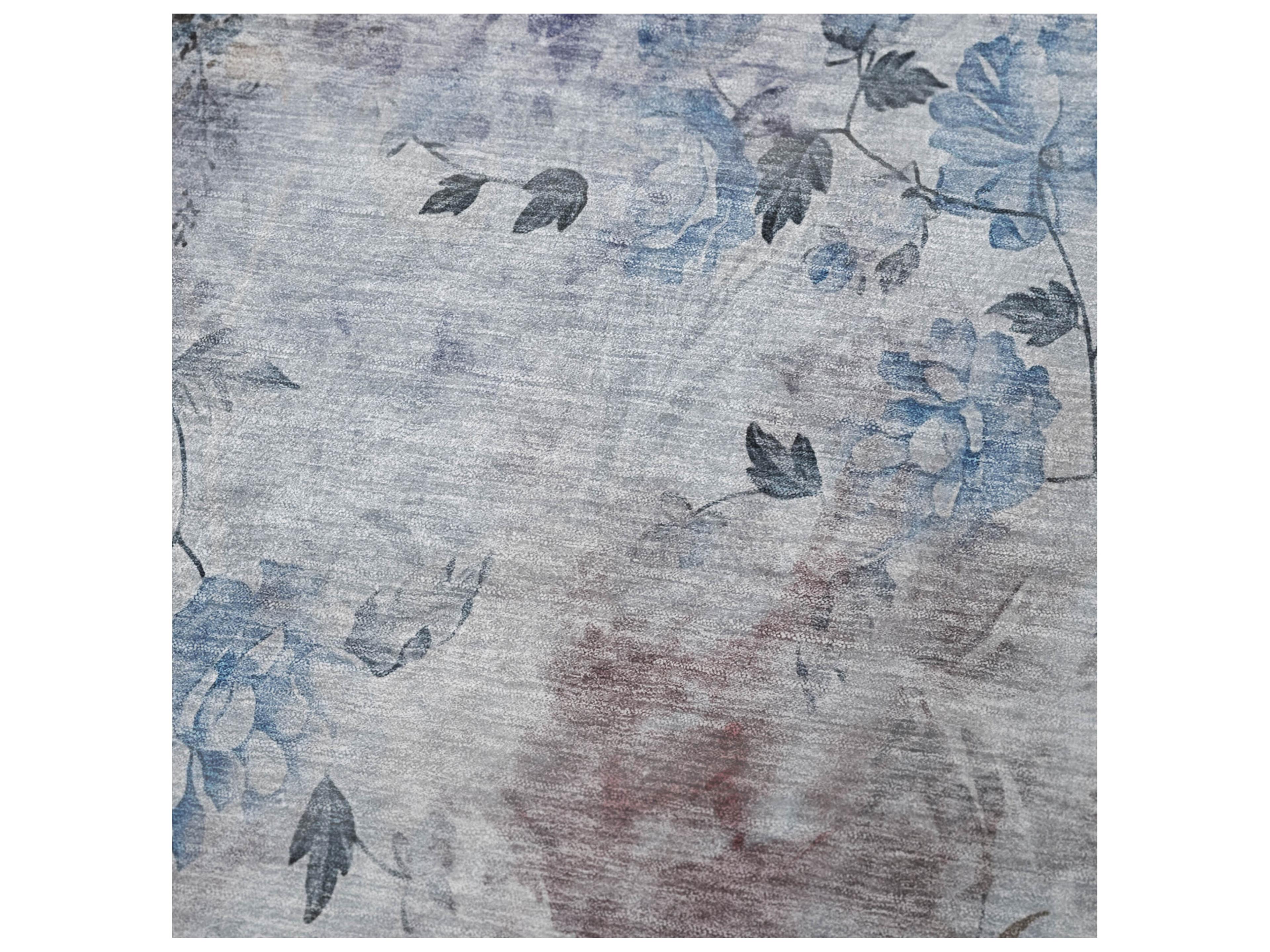 Dalyn Sherpa Blue Polyester Throw