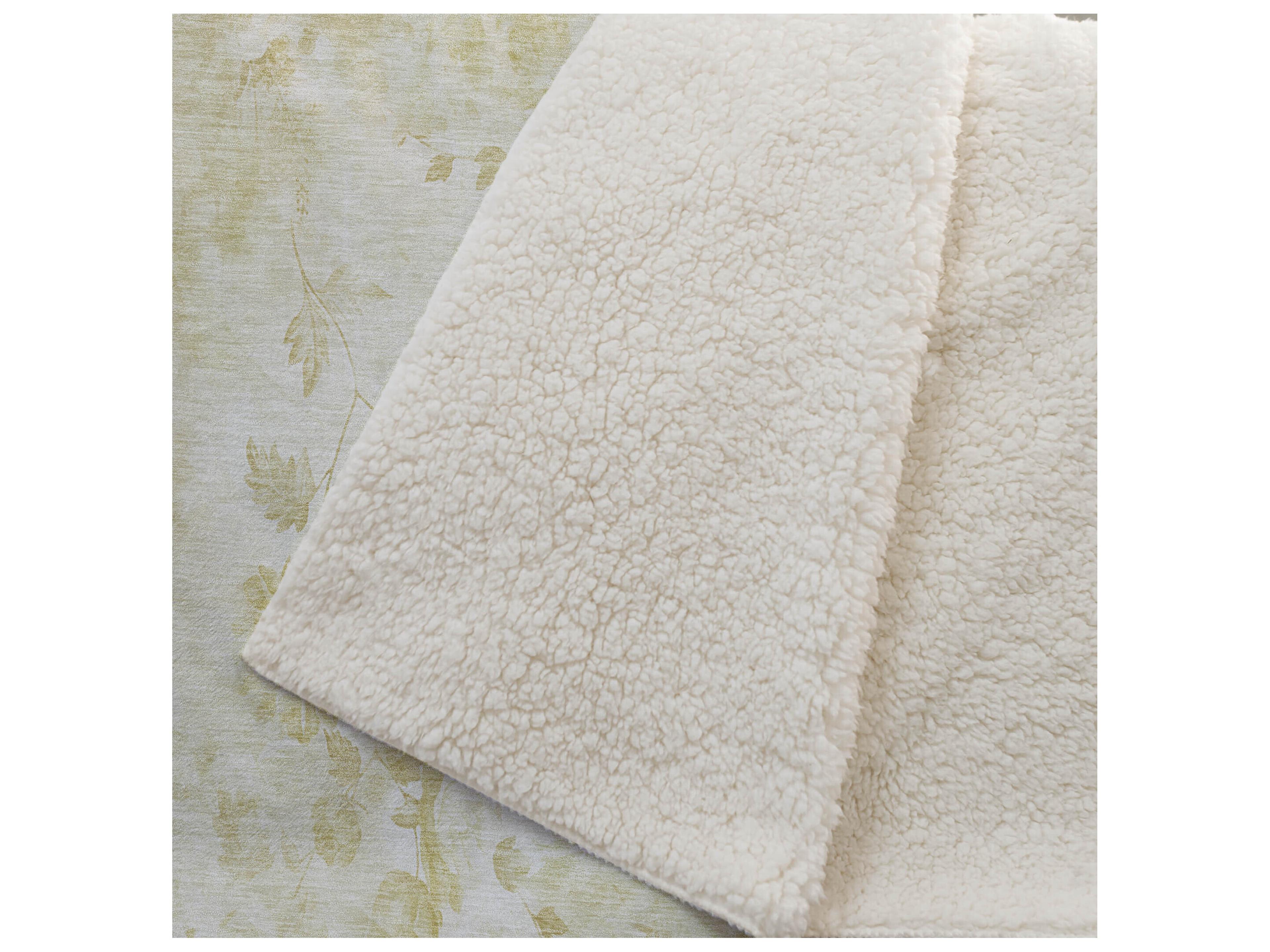 Dalyn Sherpa Gold Polyester Throw