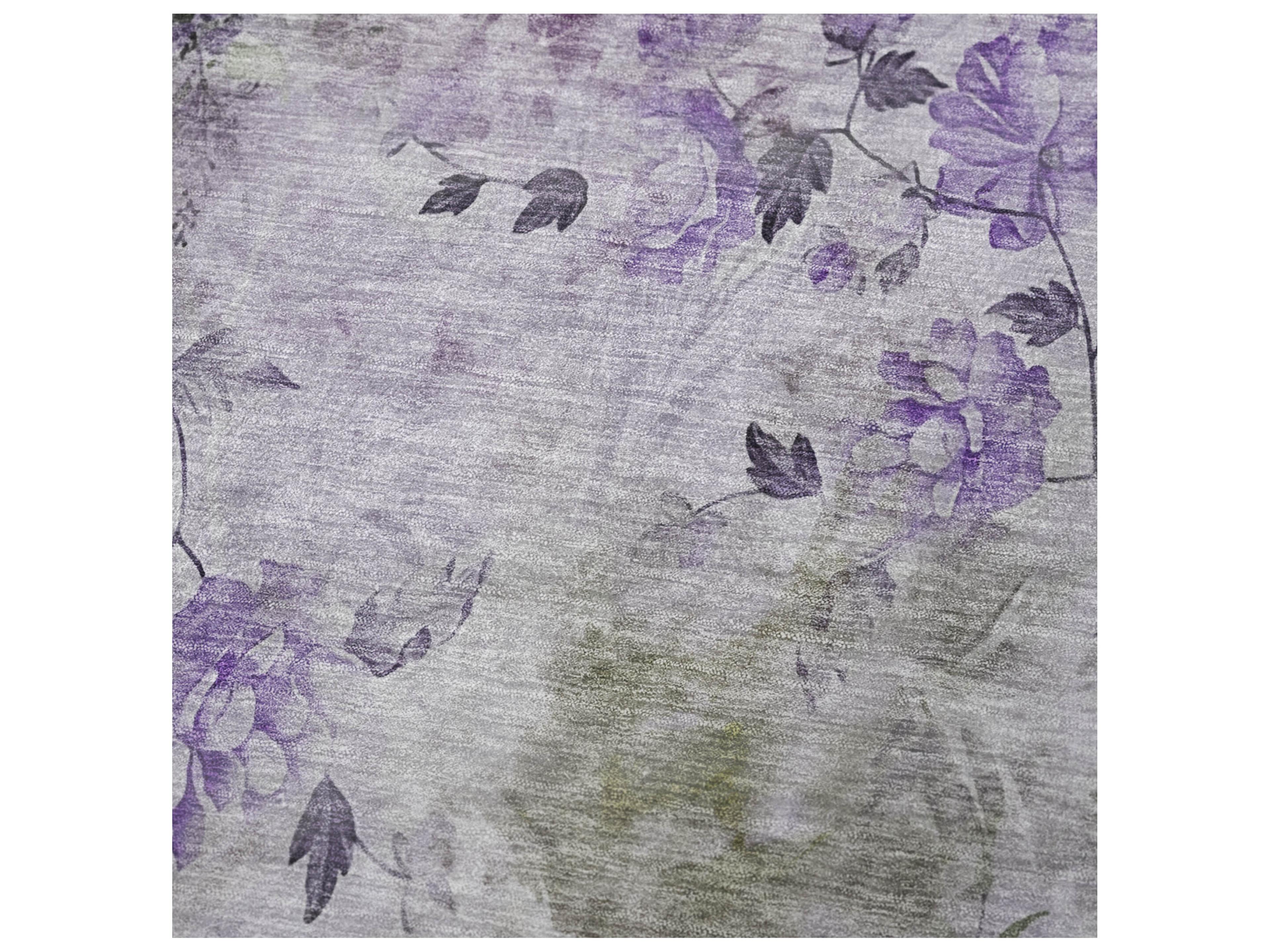 Dalyn Sherpa Purple Polyester Throw
