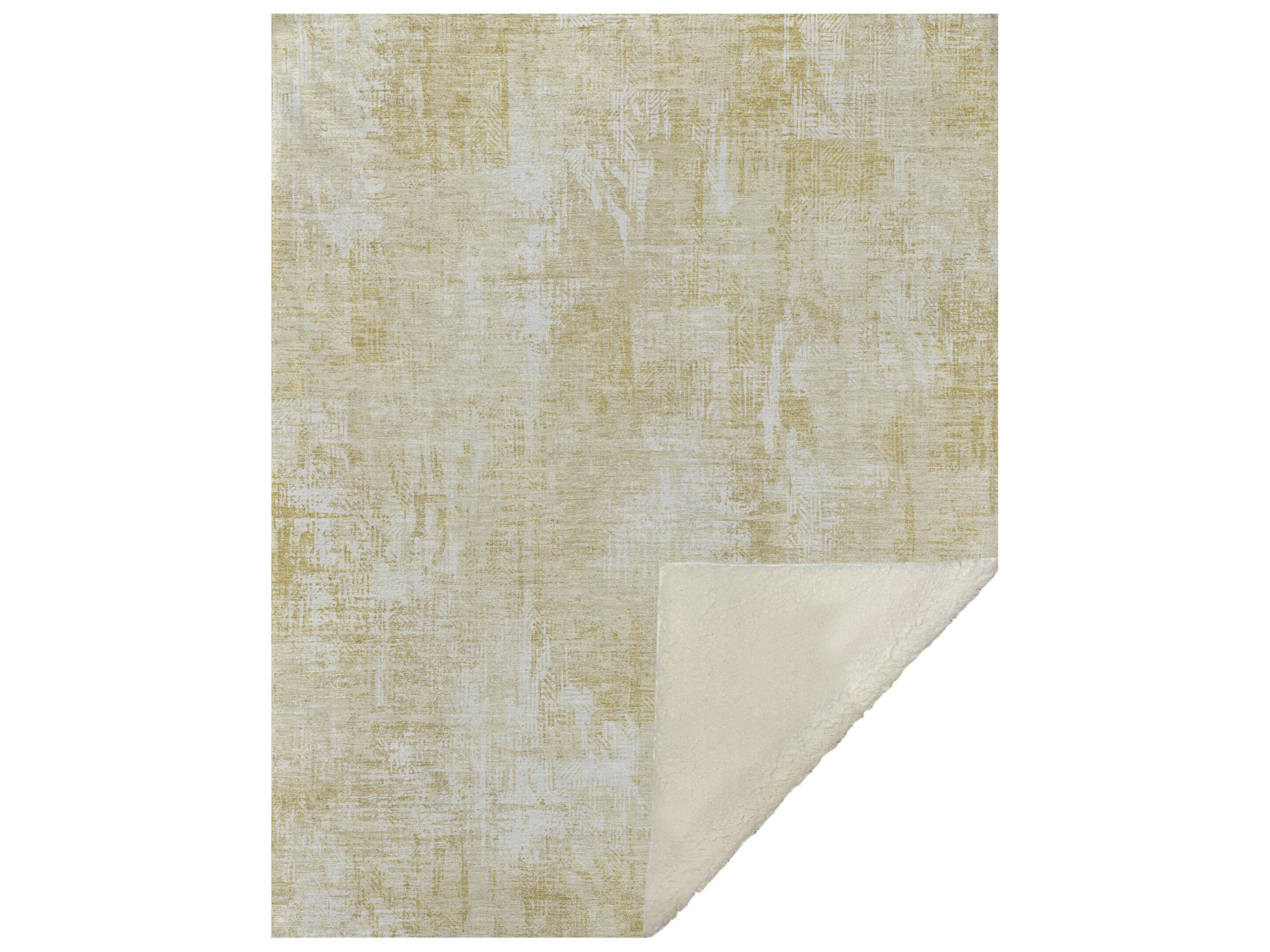 Sherpa Brown Polyester Throw