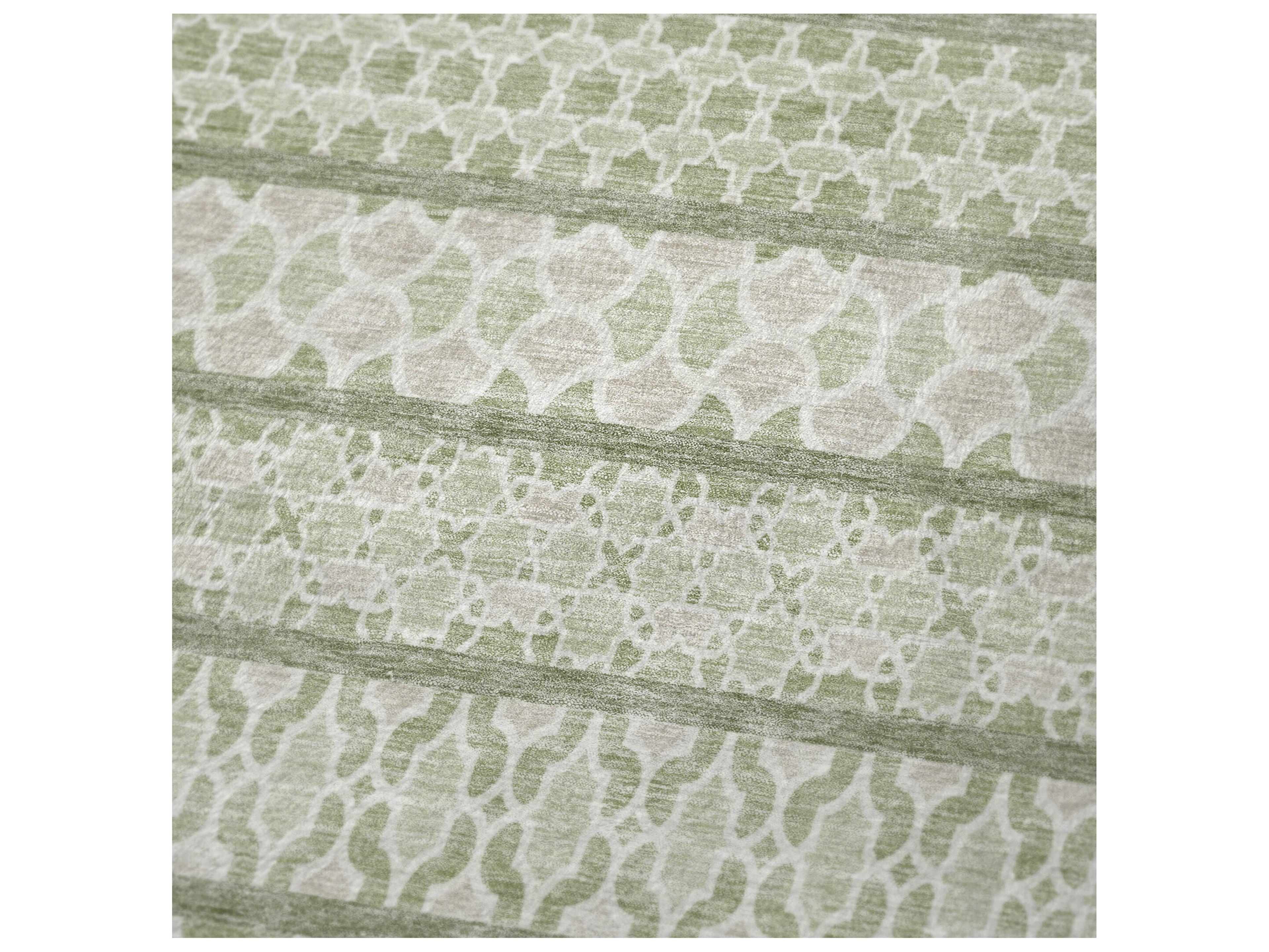 Dalyn Sherpa Green Polyester Throw