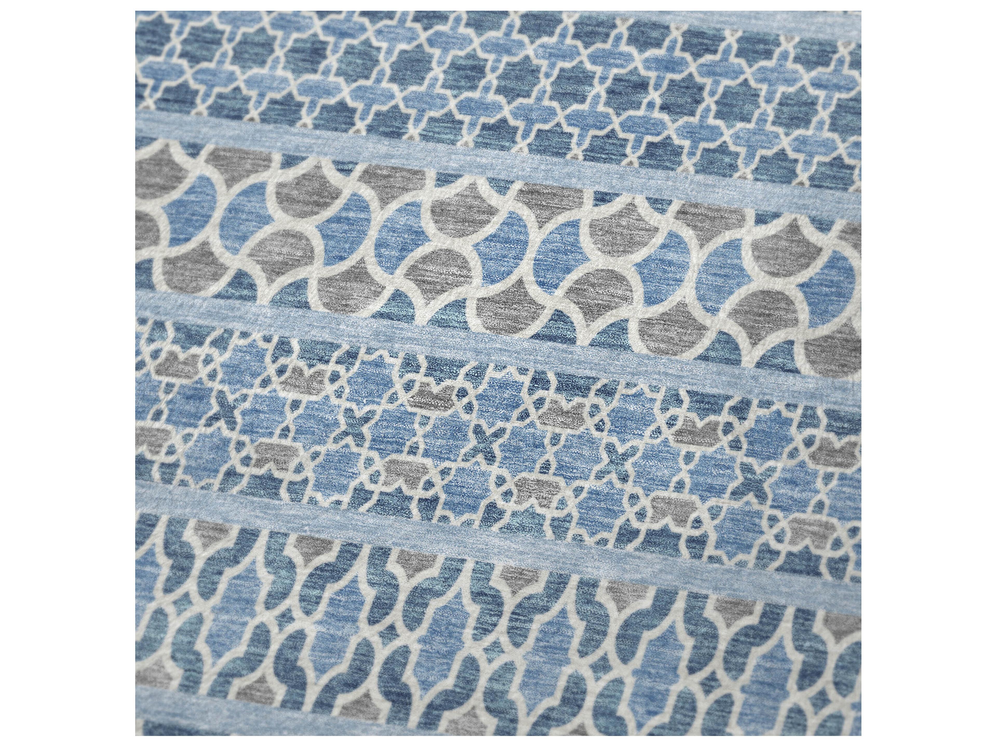 Dalyn Sherpa Blue Polyester Throw