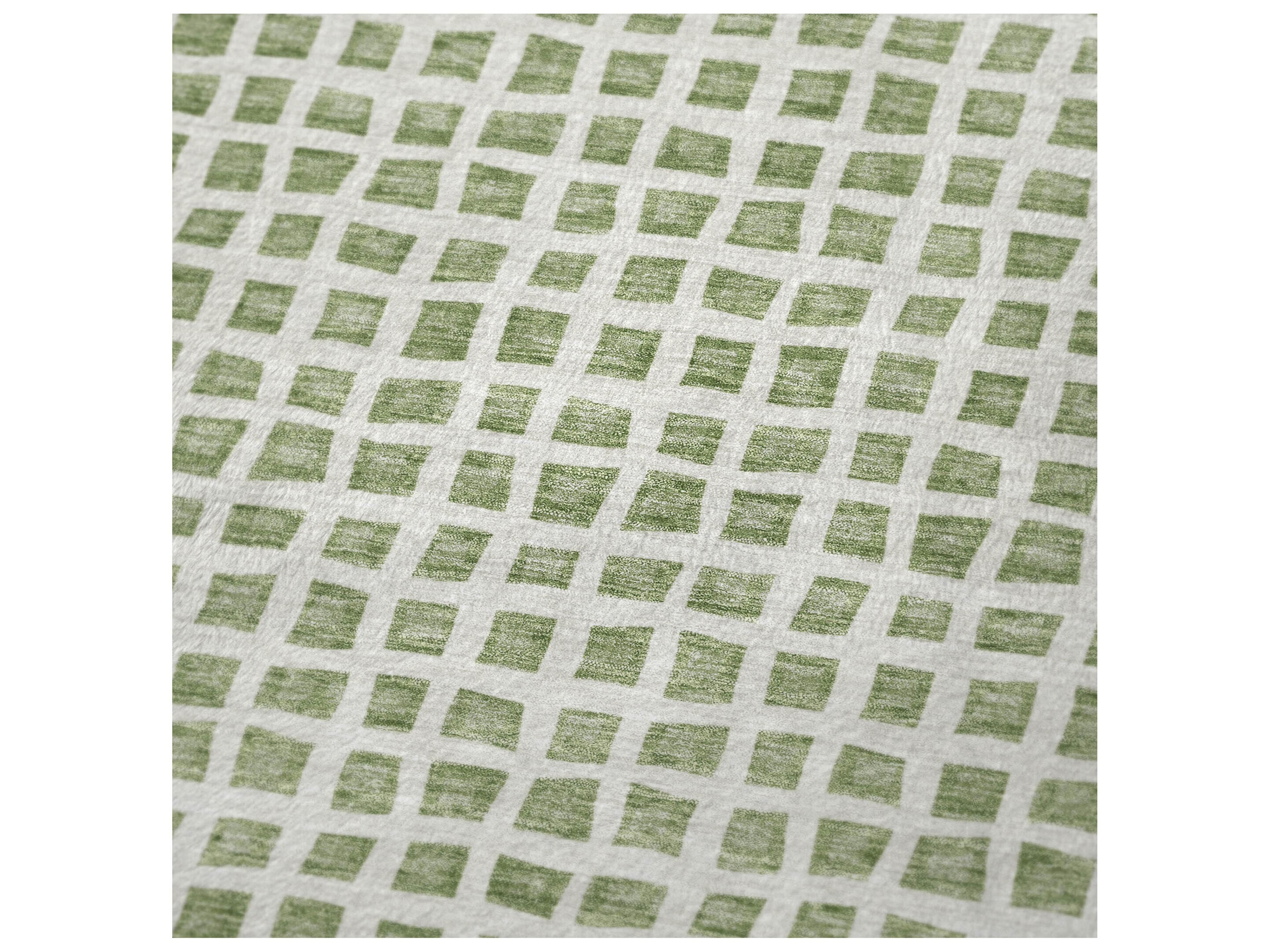 Dalyn Sherpa Green Polyester Throw