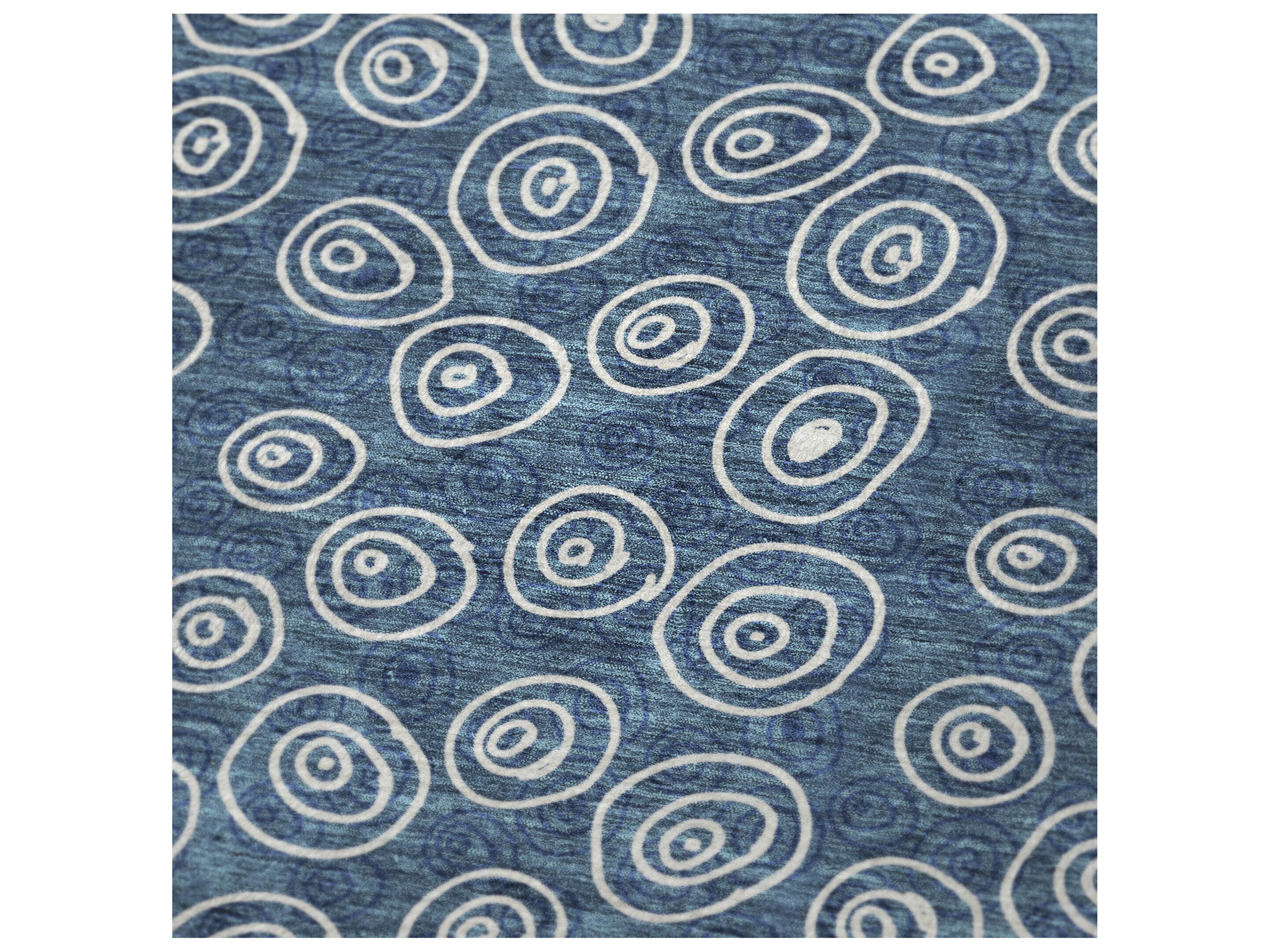 Dalyn Sherpa Blue Polyester Throw