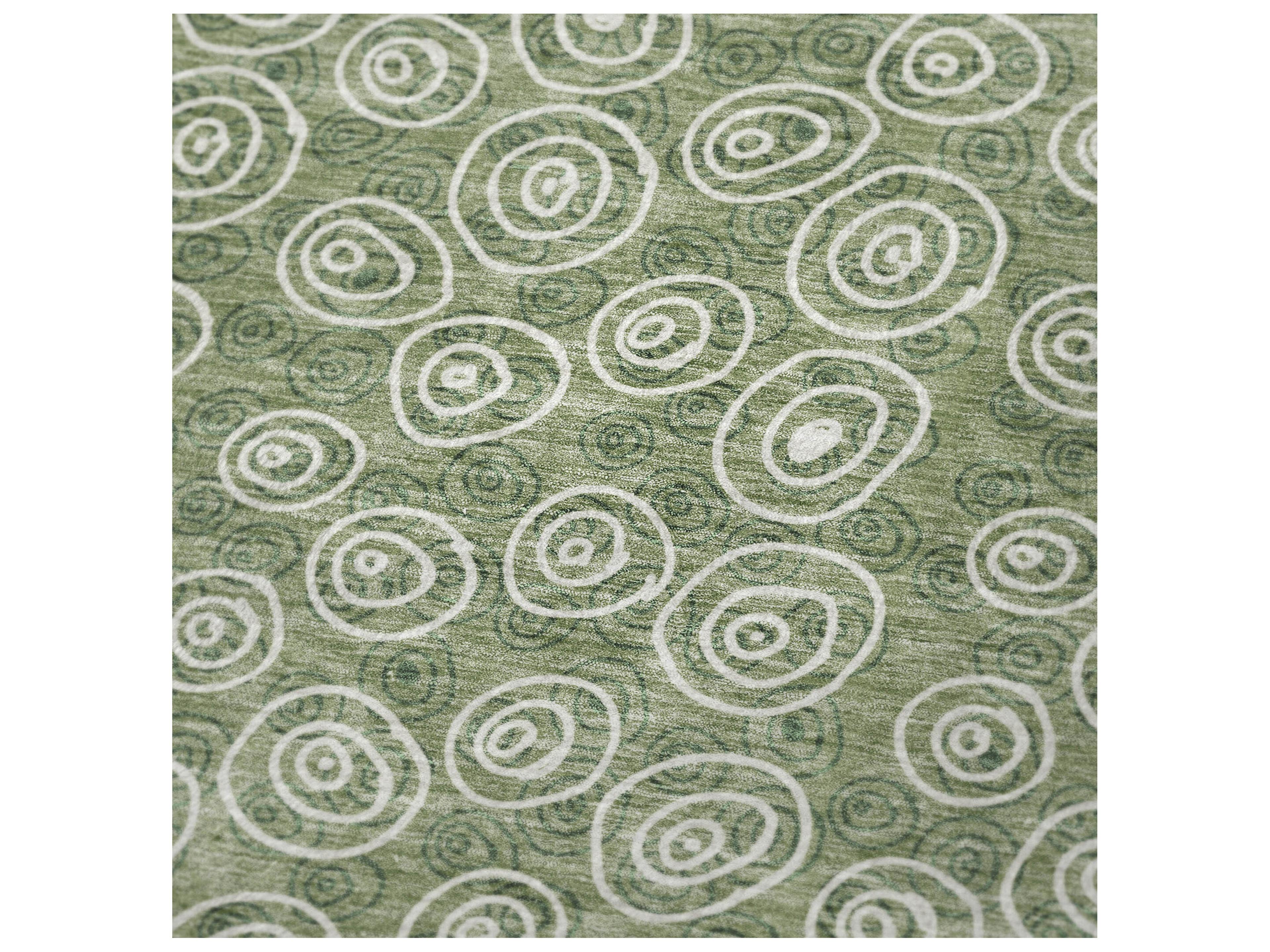 Dalyn Sherpa Green Polyester Throw